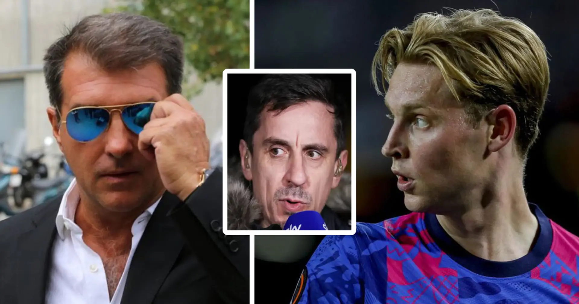 La légende de United Neville demande à De Jong de poursuivre Barcelone en justice