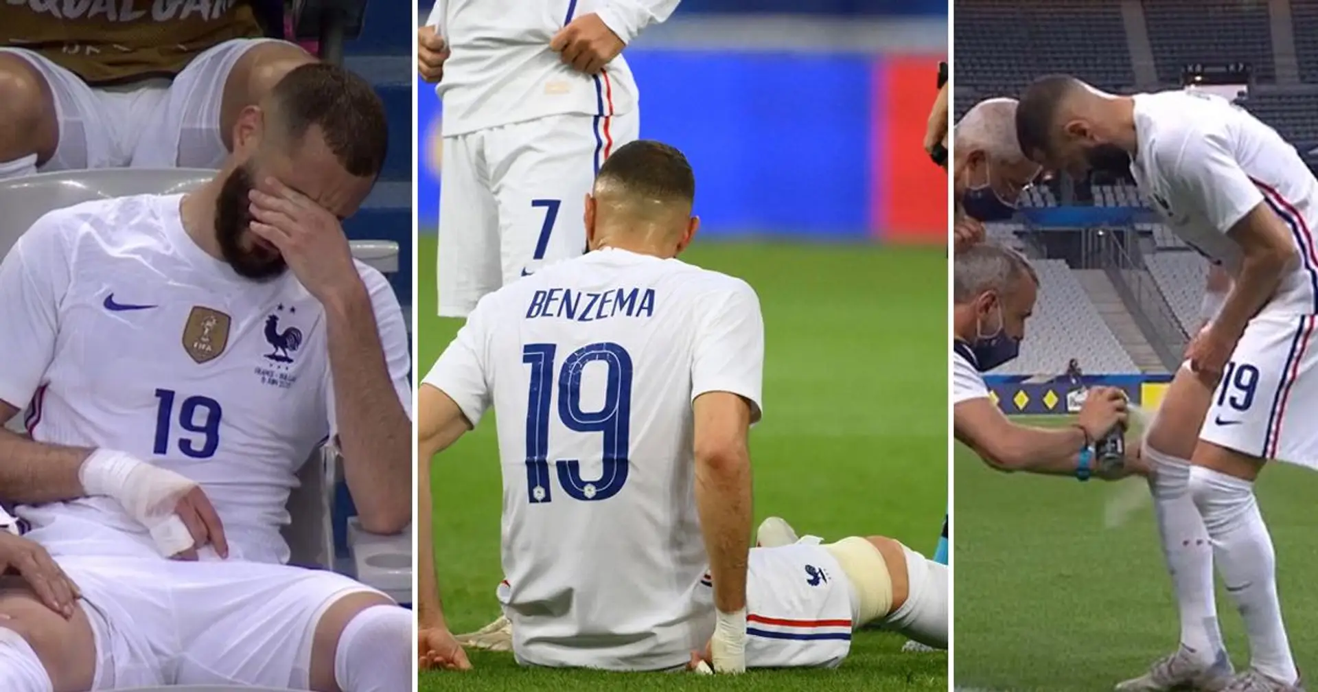يبكي بنزيمة بعد أسبوع من الإصابة قبل مباراة فرنسا الافتتاحية في يورو 2020
