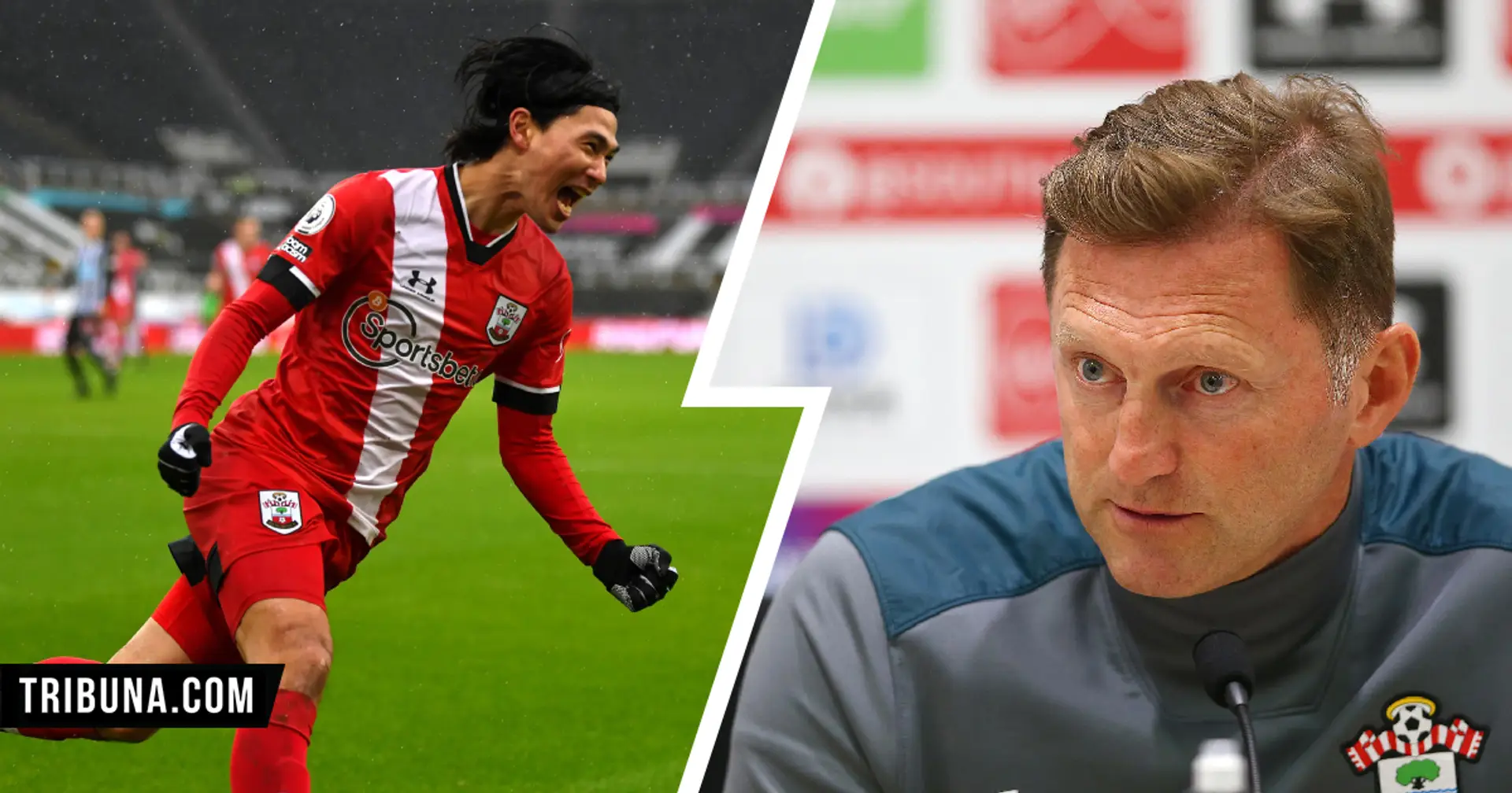 'Discussions are going on': Saints boss Hasenhuttl on Minamino's future