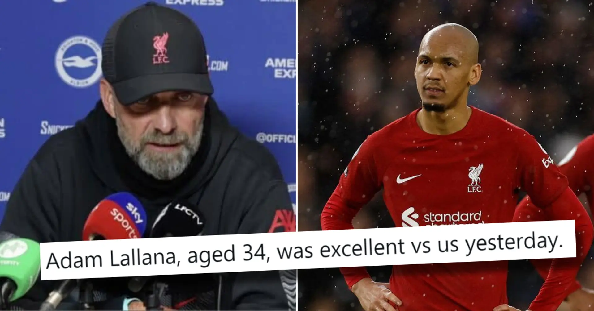 'Football isn't all about physicality': data analyst slams claims that Liverpool decline is due to 'past-peak' midfield