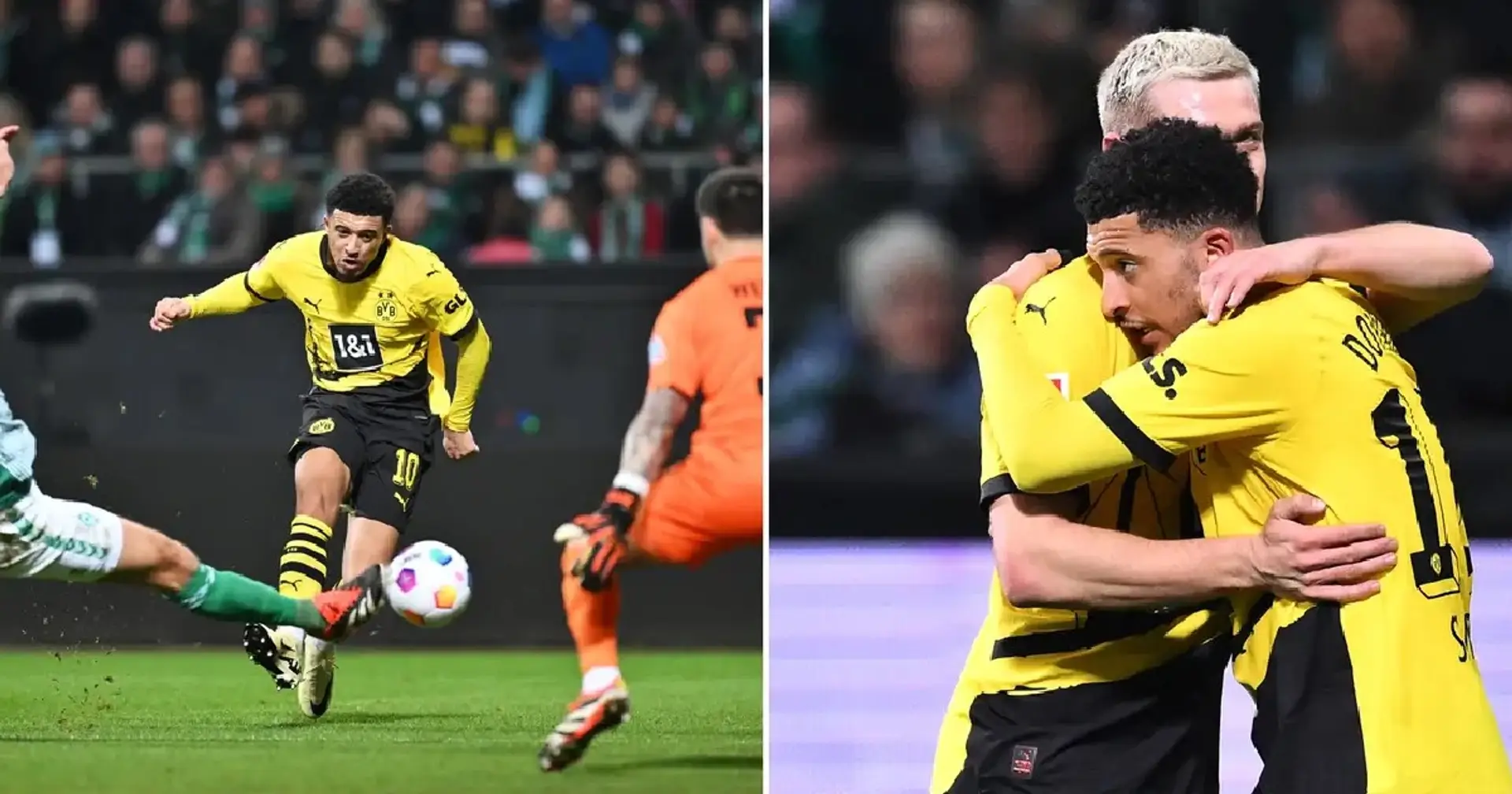 'Like a player with ACL': Dortmund react to Sancho's beautiful solo goal  