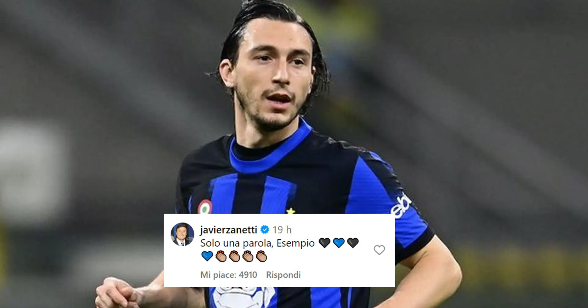 Javier Zanetti innamorato di Matteo Darmian: il commento social fa impazzire i tifosi Nerazzurri