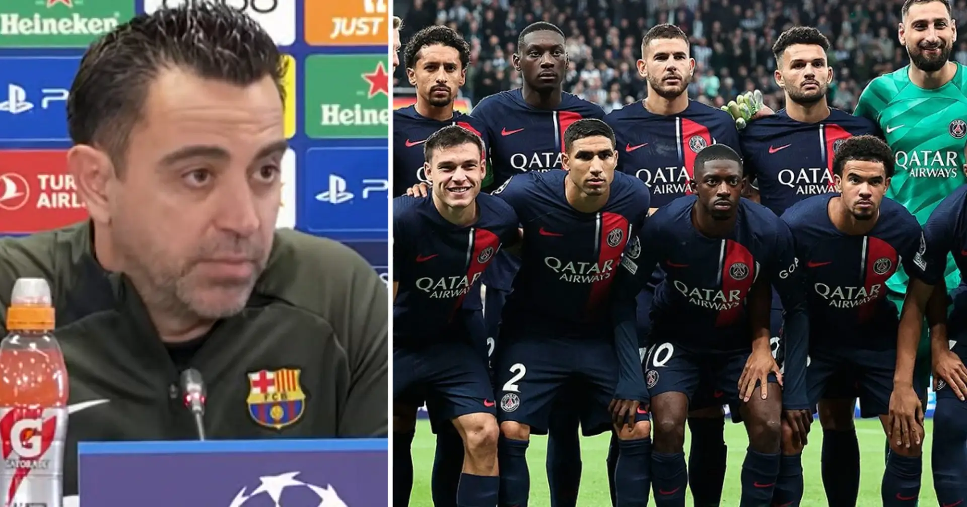 'He was busy': Xavi confirms he tried talking to one PSG player after first leg