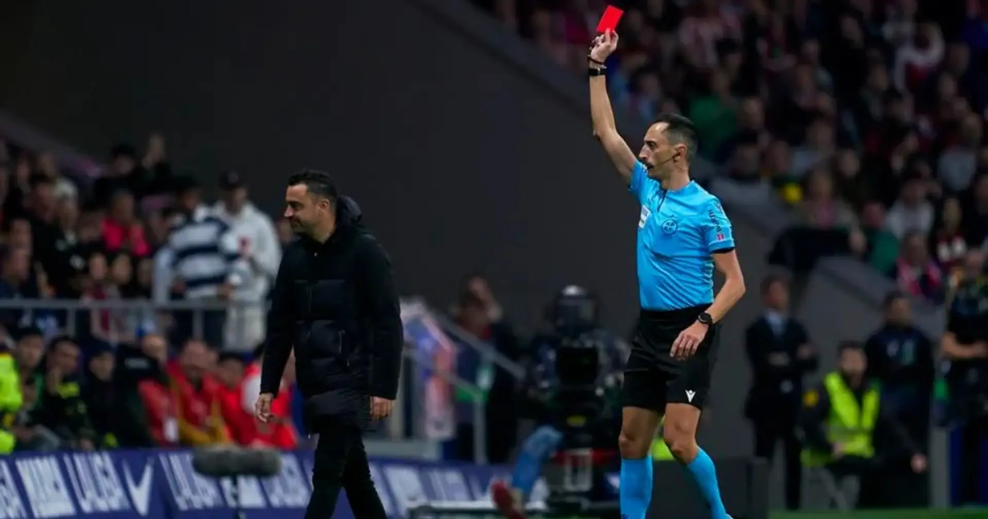 El Barça recurrirá la tarjeta roja de Xavi ante el Atlético de Madrid