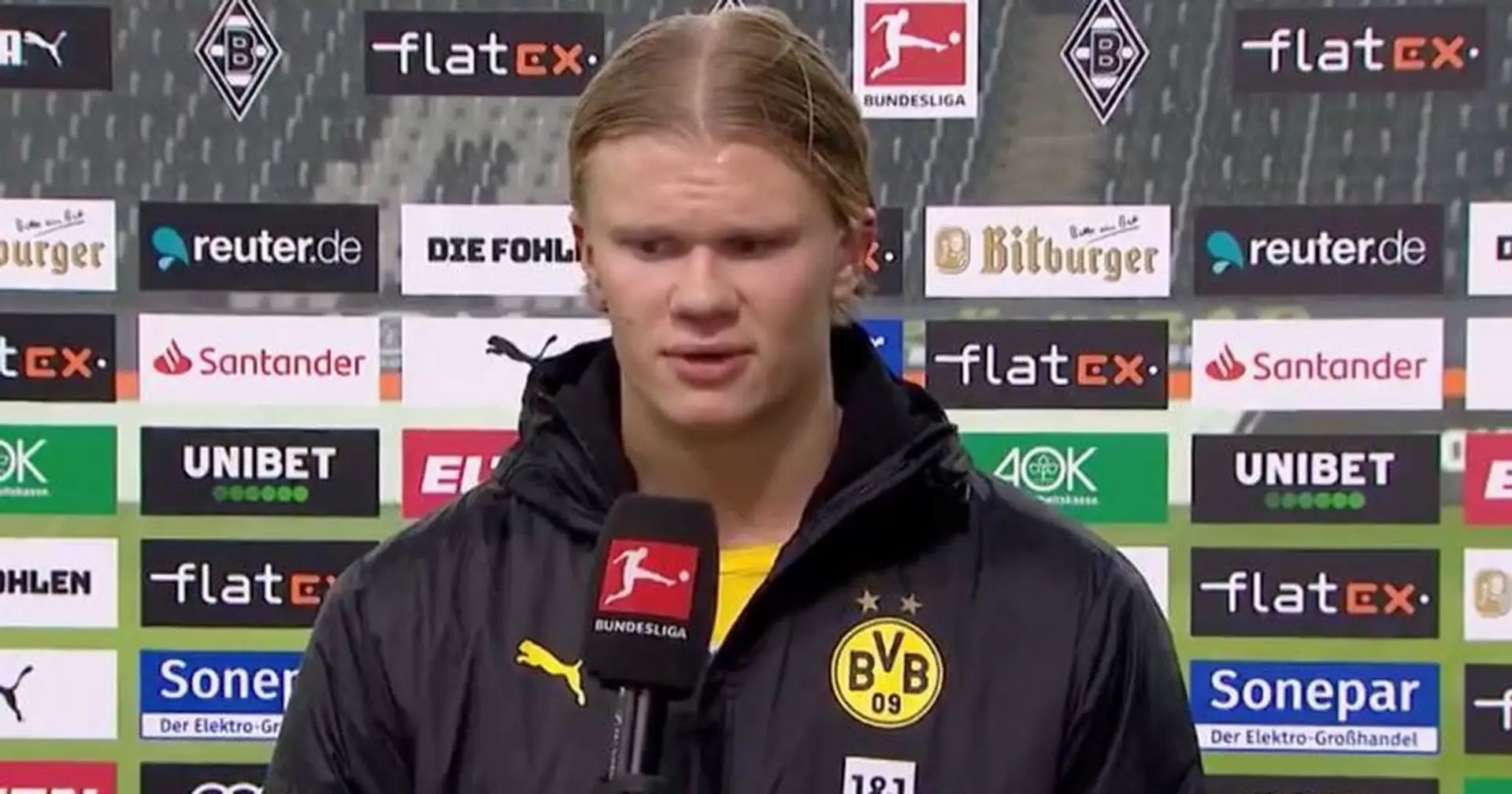 Erling Haaland all but confirms his intention to stay at Borussia Dortmund