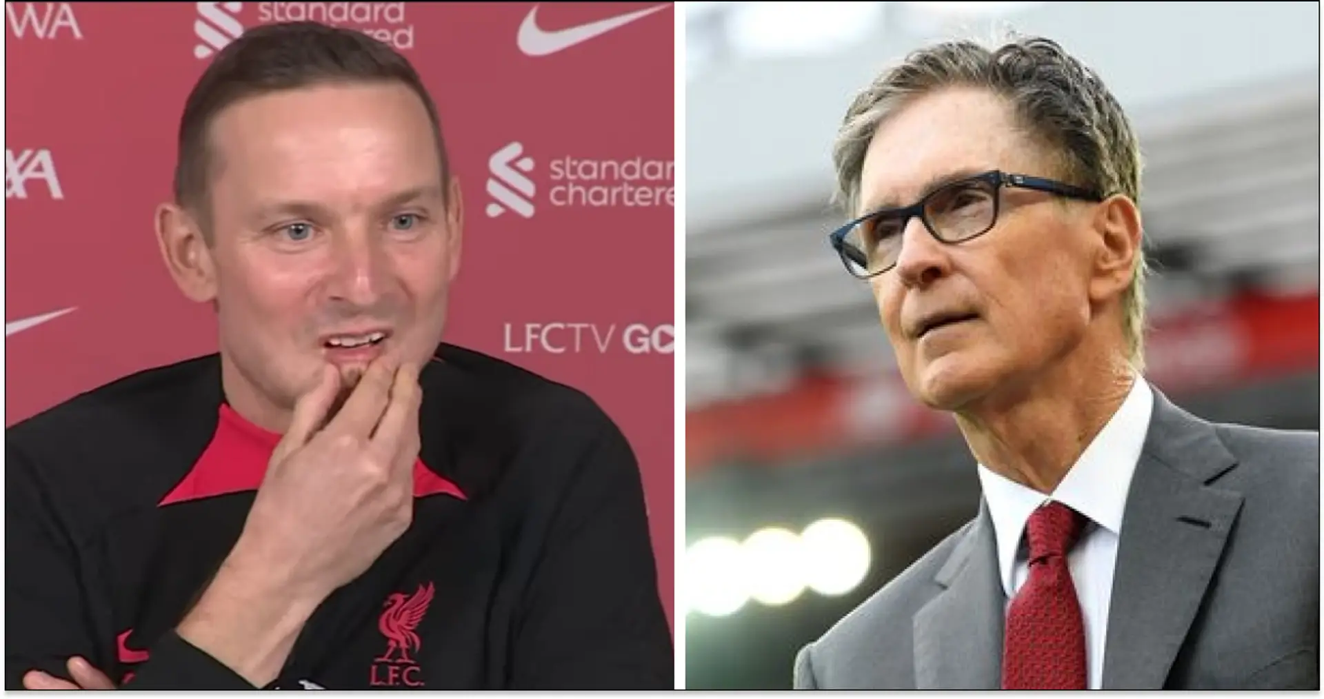 'We knew about the statement': Lijnders opens up on reports on FSG selling Liverpool