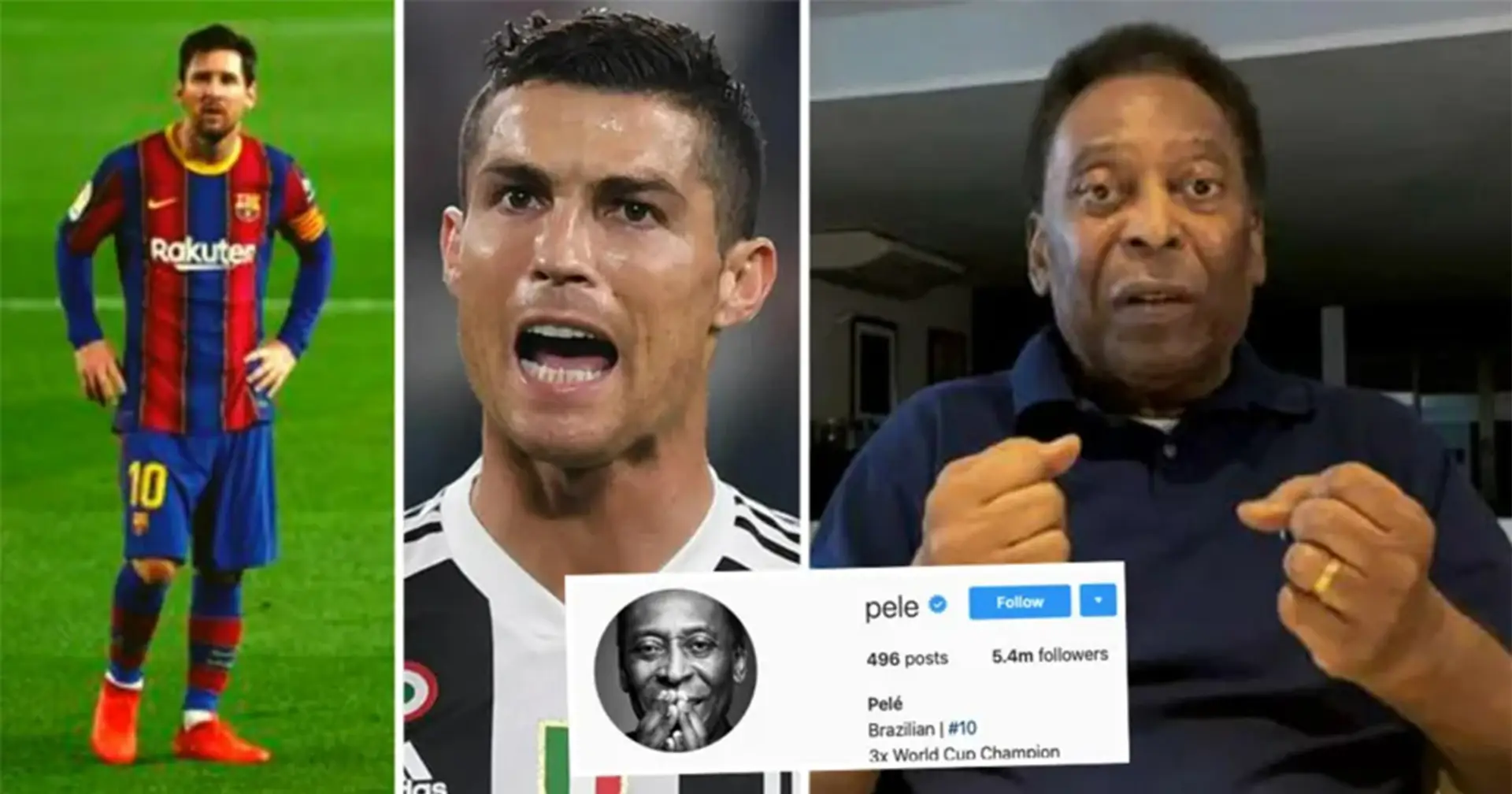 "È senza vergogna": Pelé risponde ai record di gol segnati di Ronaldo e Messi ed i tifosi non perdonano