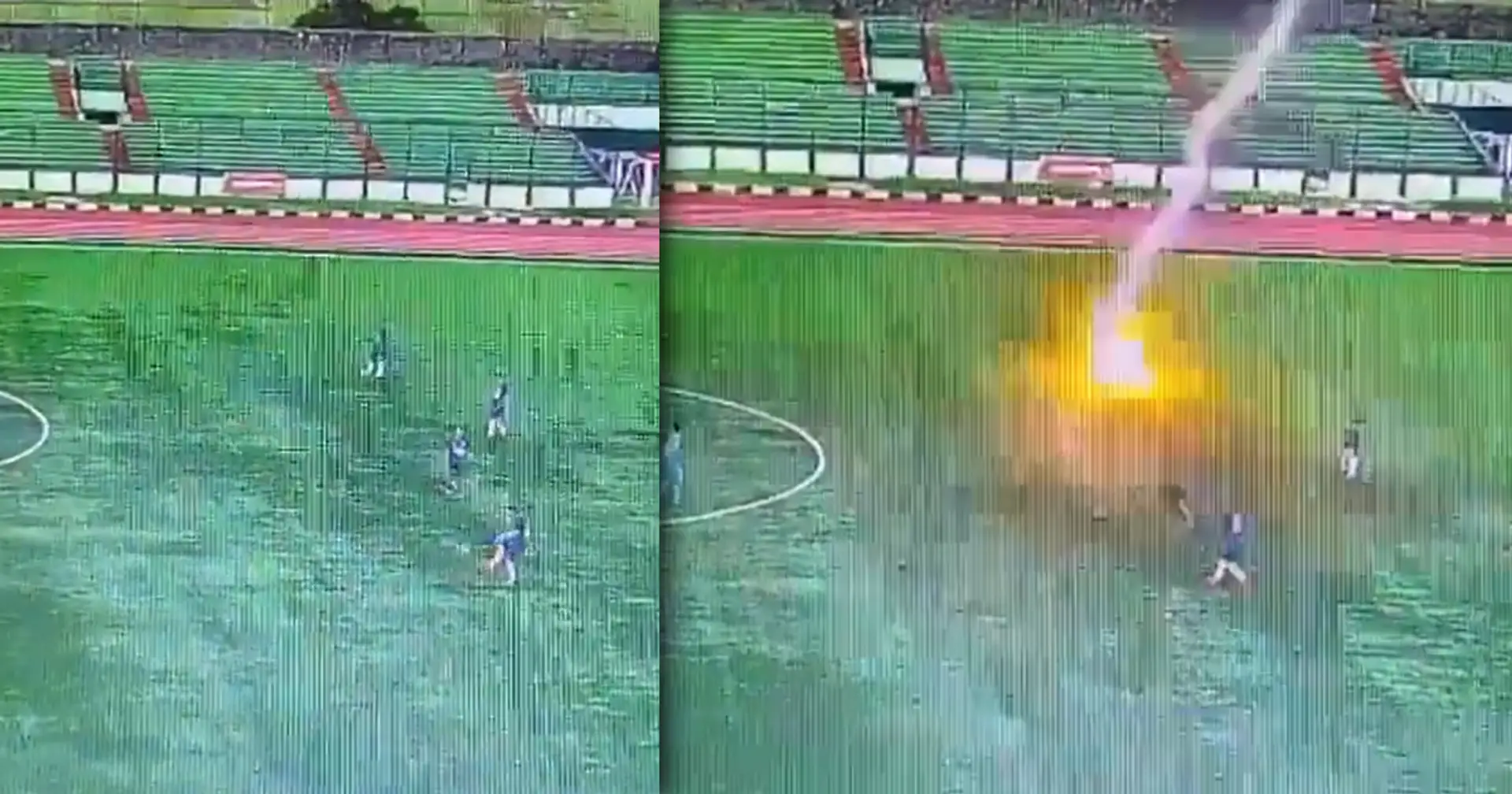 Un fulmine uccide un calciatore in campo durante una partita in Indonesia