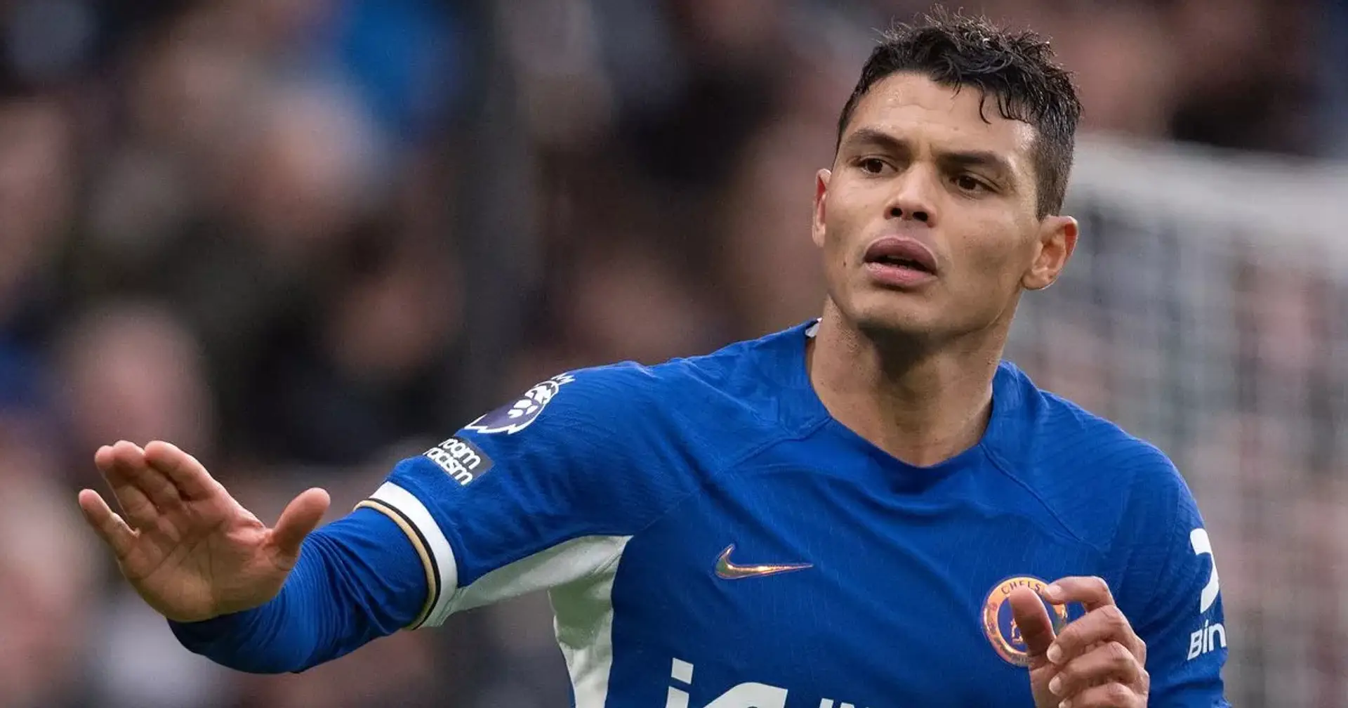 Thiago Silva reacts to Leicester win after being unused sub for Chelsea