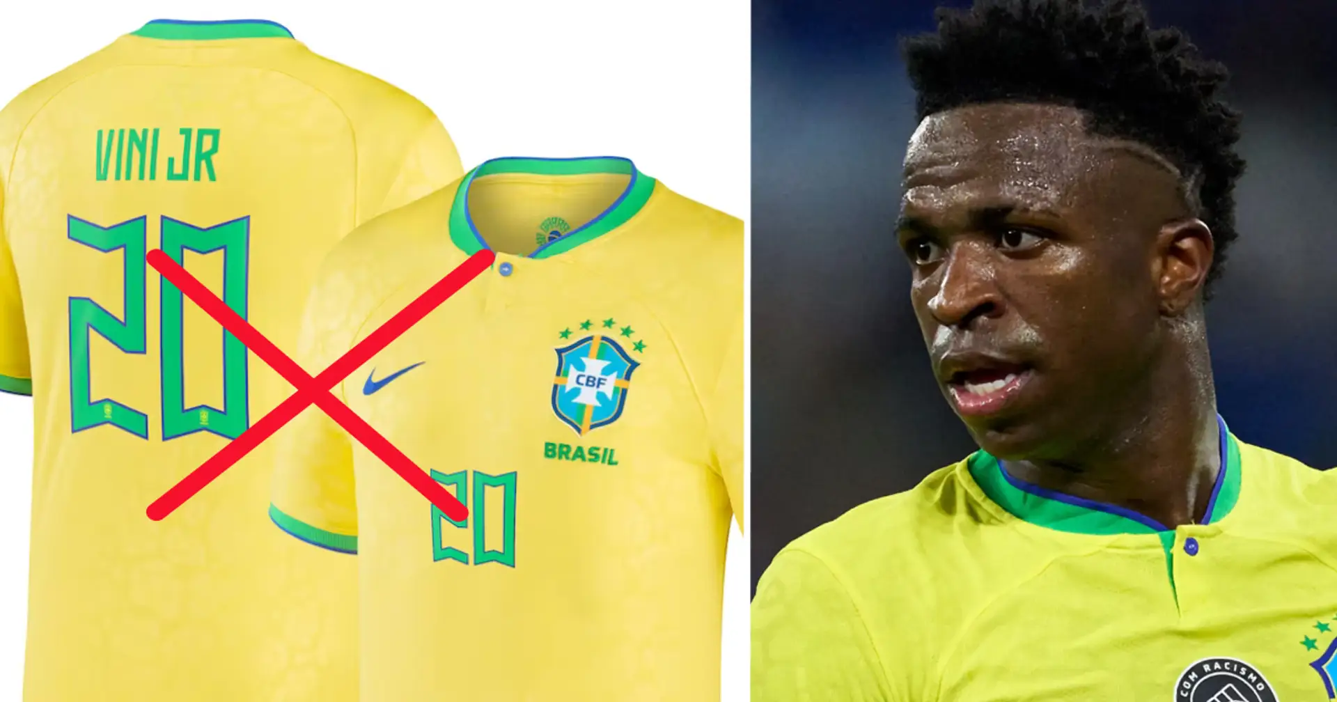 Vinicius obtient un nouveau numéro d'équipe avec le Brésil – c'est emblématique