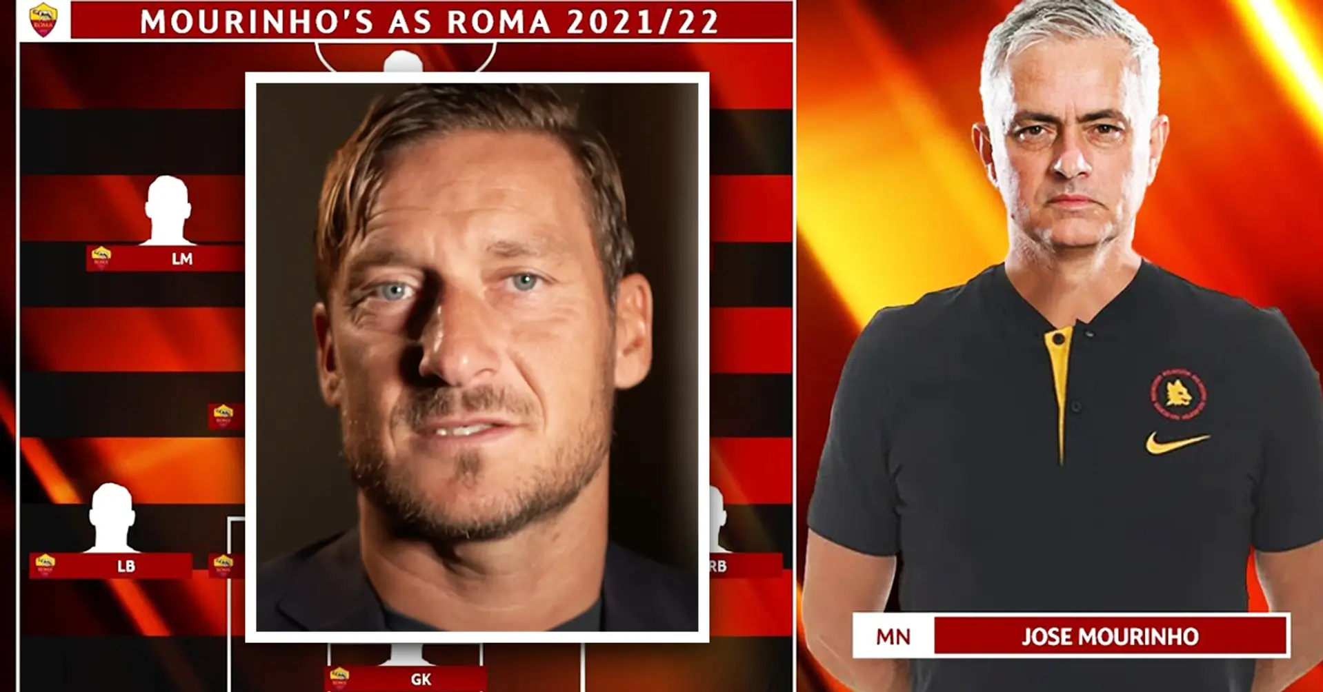 Francesco Totti calls Mourinho 'strongerst coach in the world'. Jose immediately responds