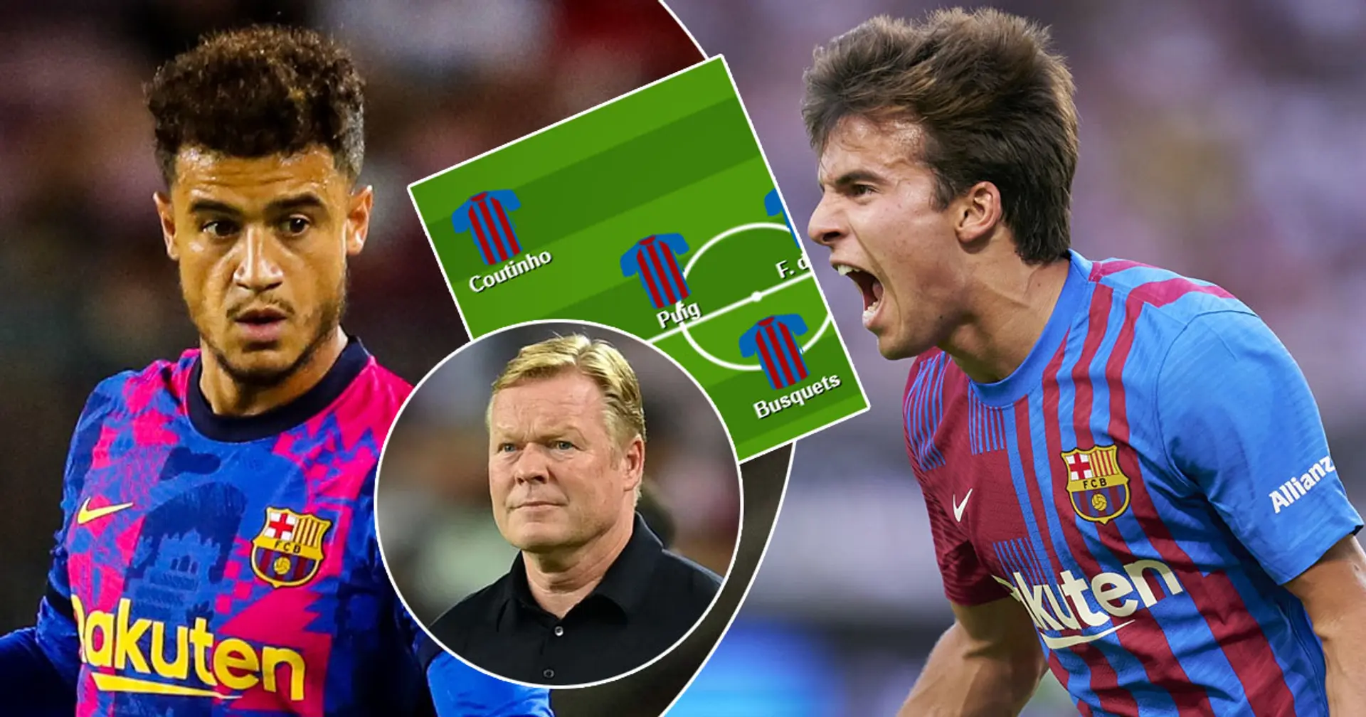 ¿Oportunidad para Coutinho y Puig? Elige tu XI favorito del Barça para el choque ante el Granada entre 3 opciones