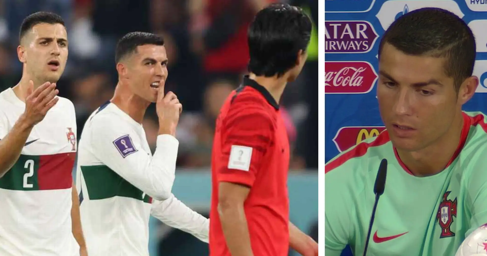 'I told him to shut up': Ronaldo explains spat with South Korean player