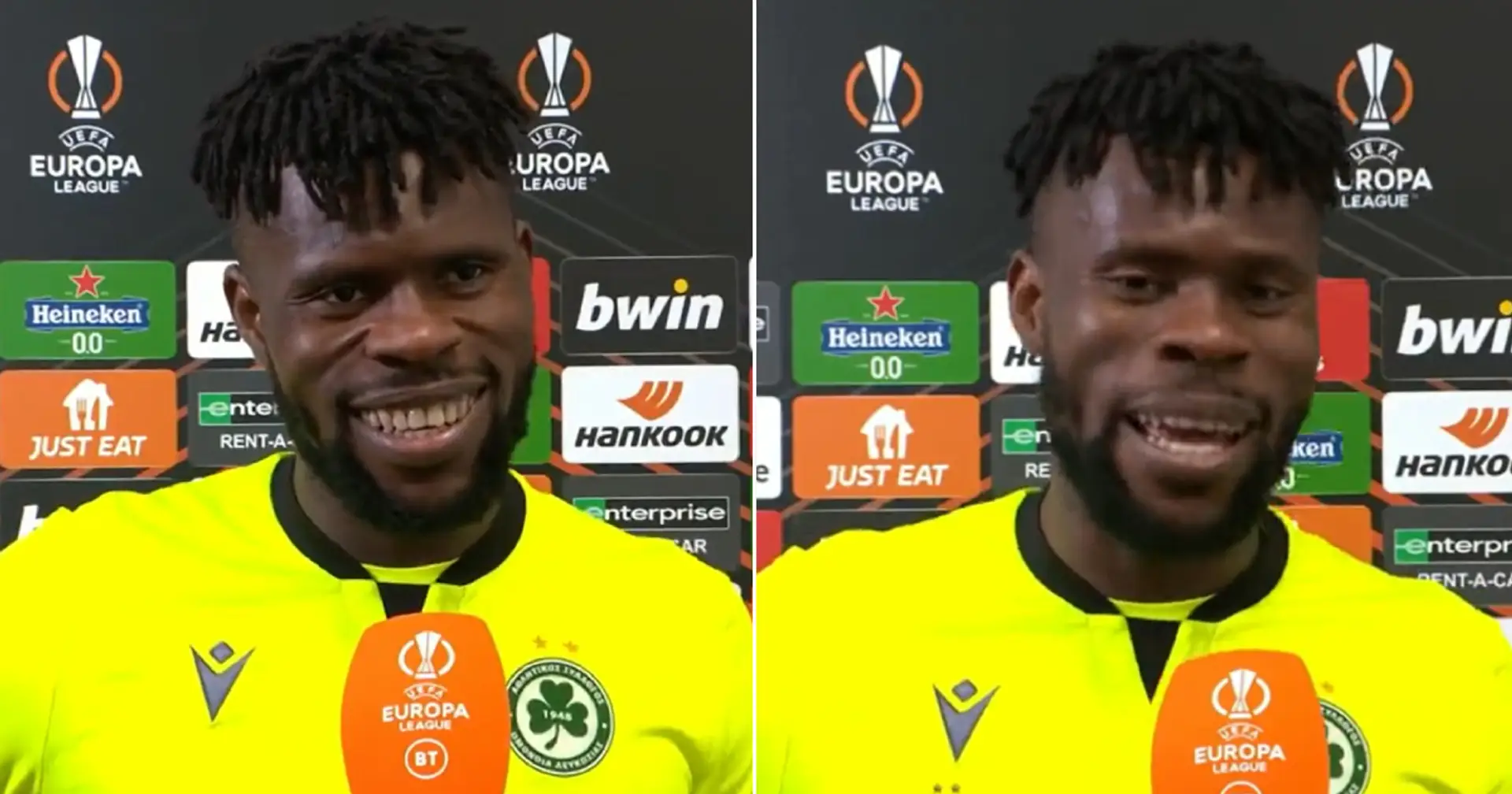 'Dream come true': Omonia keeper Uzoho reacts after brilliant game against his favourite club Man United