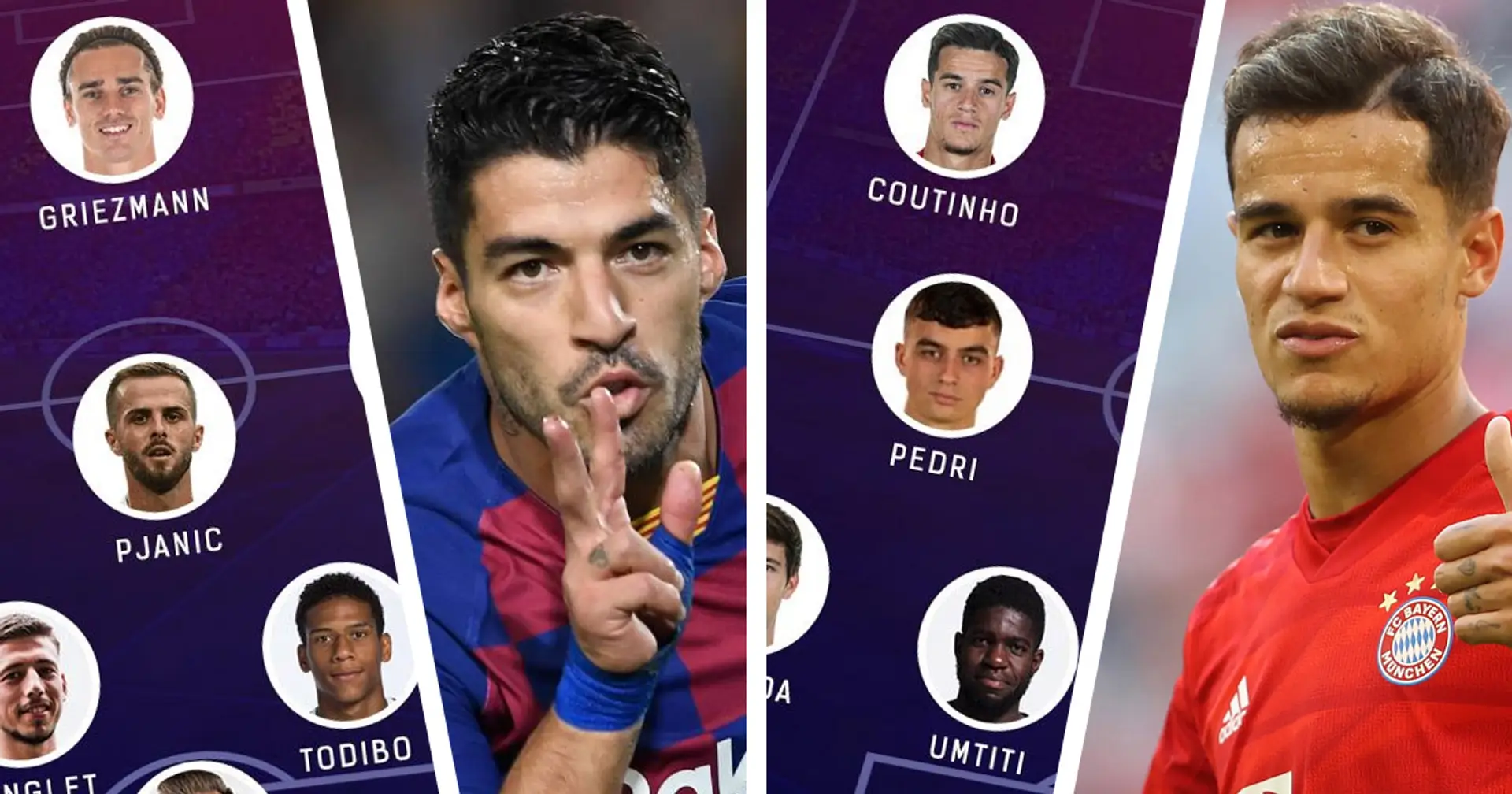 Barcelona's squad depth if current heavyweights leave while Coutinho and other loanees stay