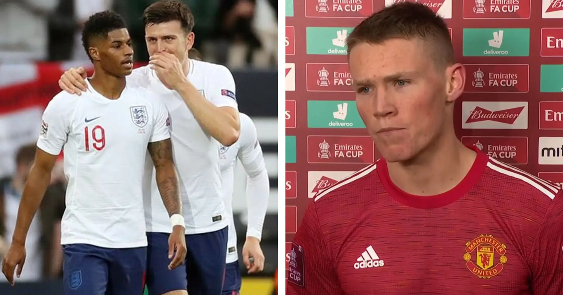 'There has been a lot of banter and digs': McTominay explains his feelings on playing against United teammates in Euro 2020