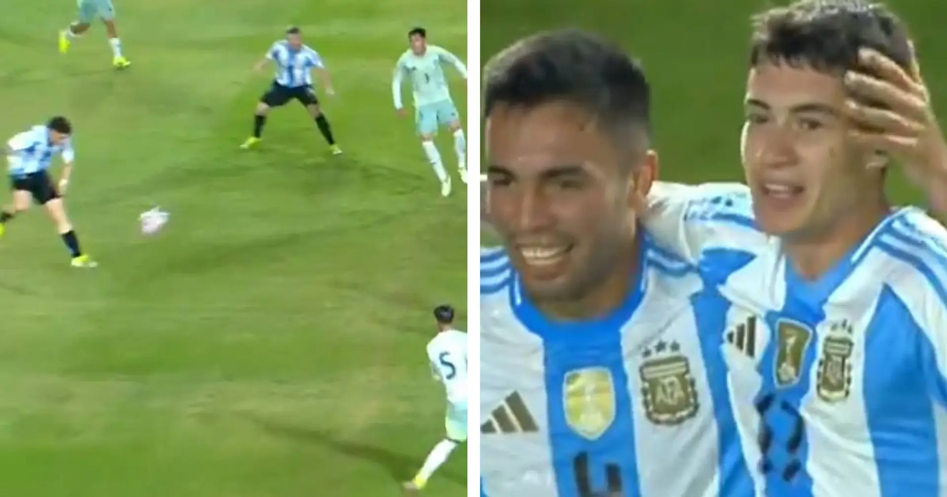 Soulè ha segnato il gol dell'anno! La perla del gioiellino della Juve con l'Argentina U23 in 4 immagini 