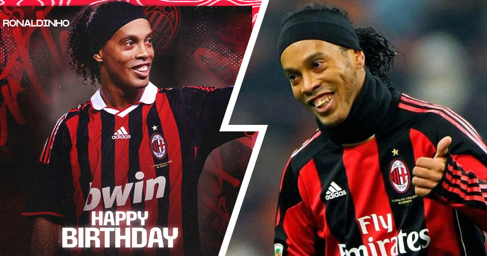"Non pensavo si potesse essere più caldi dei catalani, i milanisti lo sono", buon compleanno alla leggenda del Milan Ronaldinho