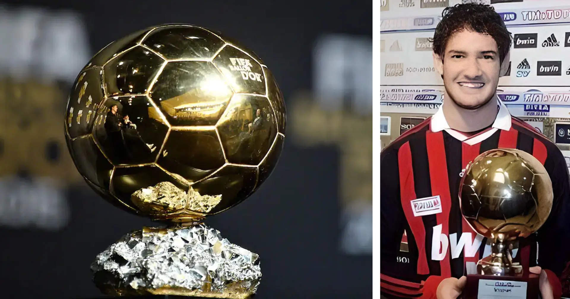 Perchè Pato regge un Pallone d'Oro in questa foto ai tempi del Milan, anche se non l'ha vinto? La spiegazione