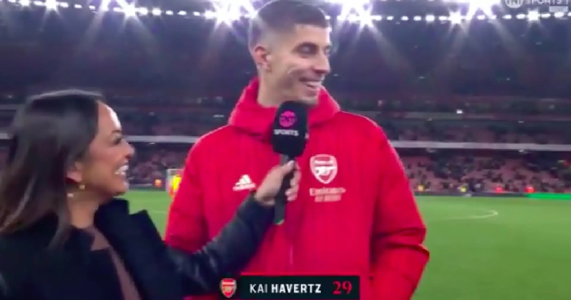Kai Havertz names 'world-class' Arsenal teammate he loves playing with