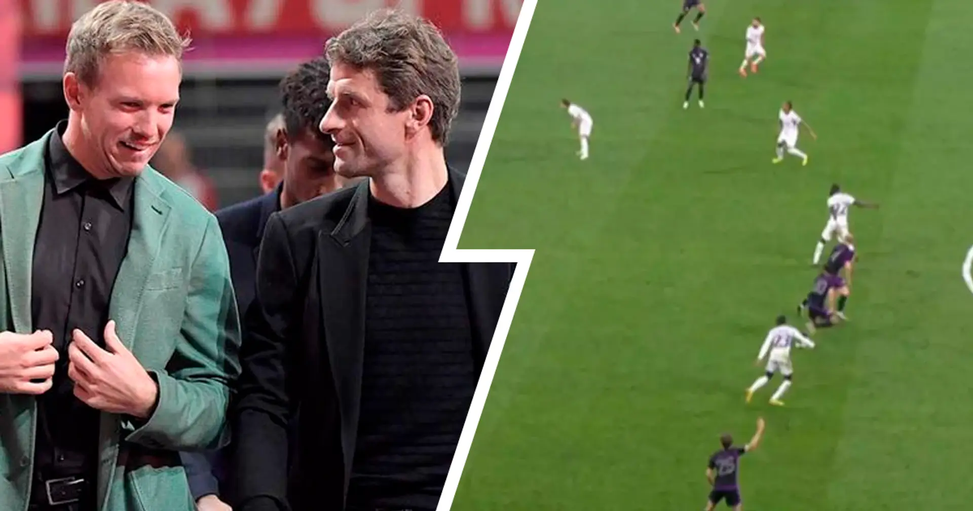 Nagelsmann: "Ich habe Müller gesagt, dass ich den Schiri gegen Madrid bezahlte, damit er früher zum Nationalteam kommt"