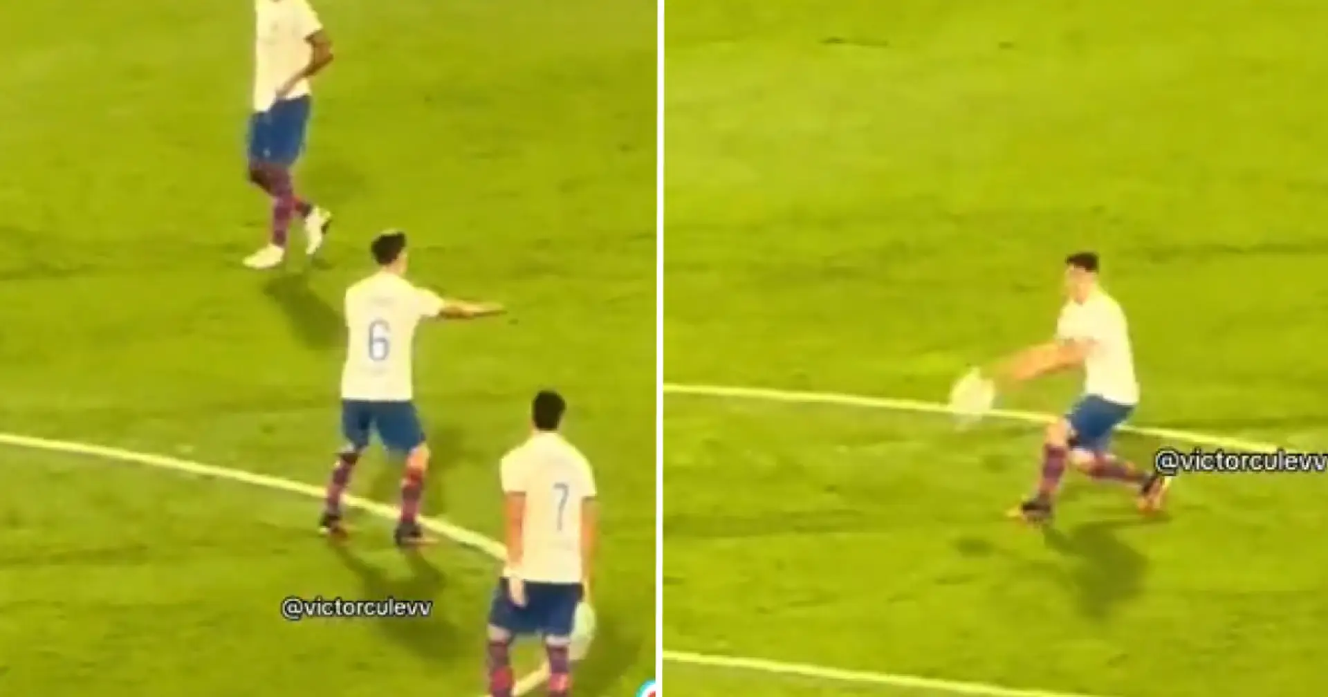Captado por la cámara: Gavi arremete contra sus compañeros del Barça tras el gol del Mallorca y rebota el balón con rabia