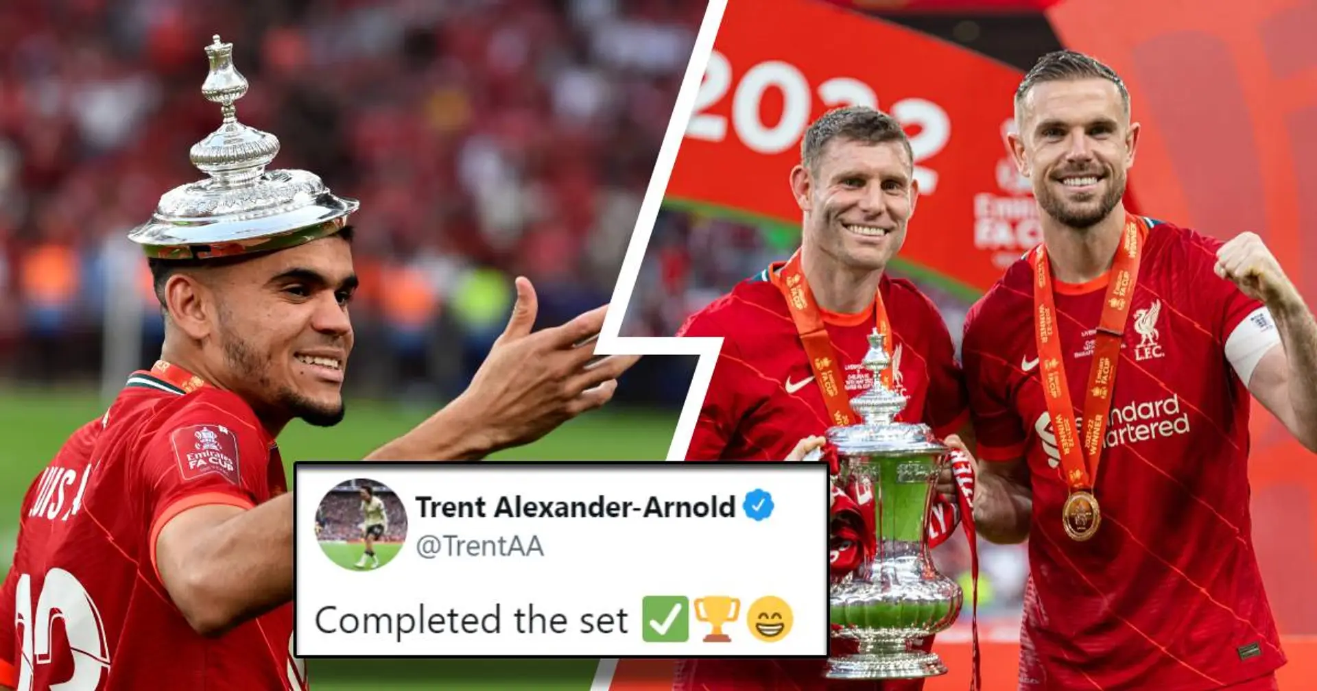 Trent, Konate, Hendo & more: How Liverpool players reacted to FA Cup win