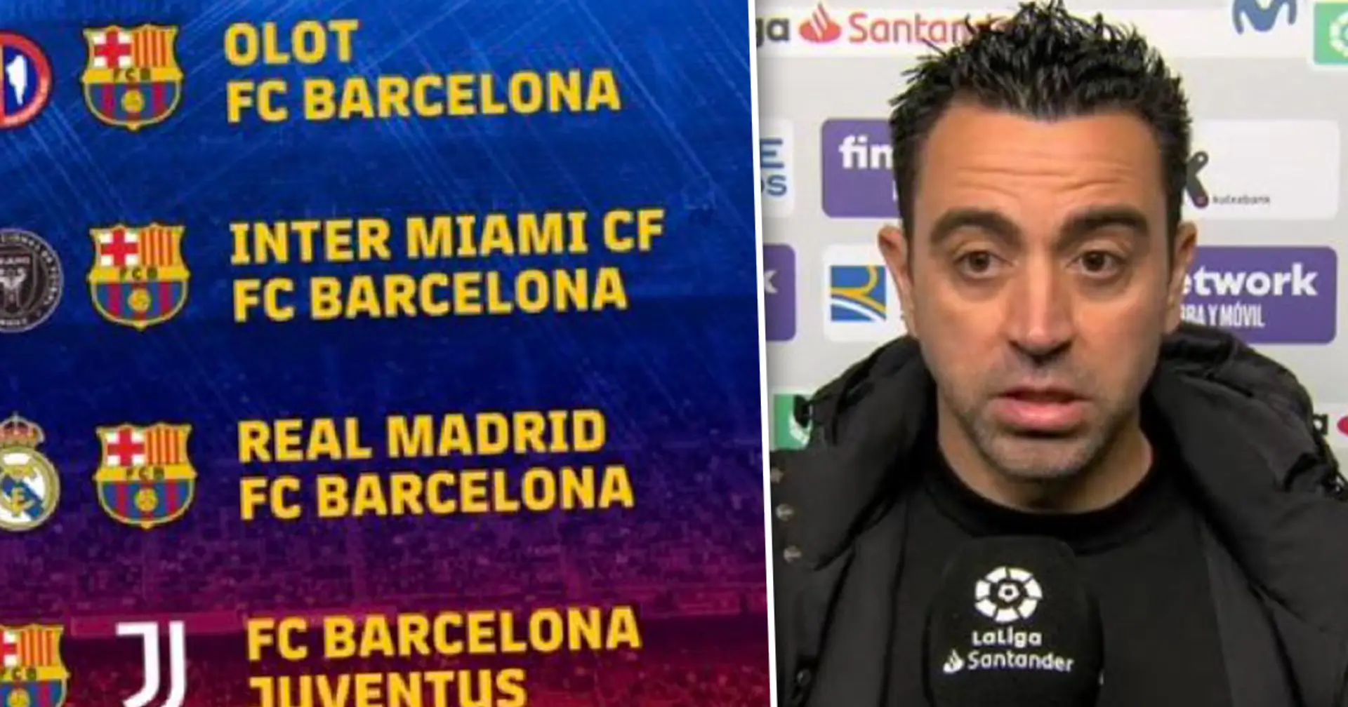 Le Real Madrid et de 5 autres adversaires du Barça en pré-saison confirmés
