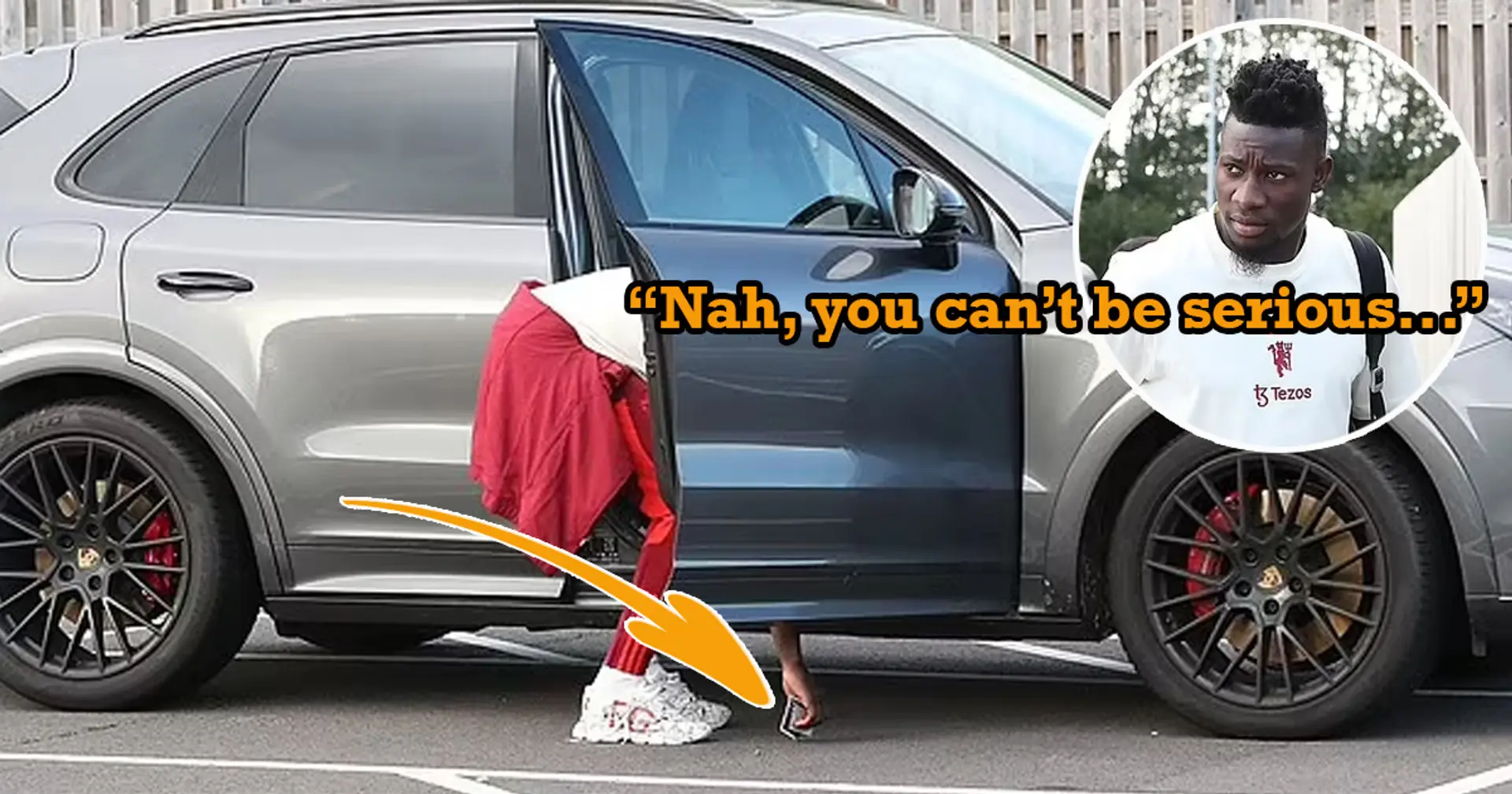 Onana drops car keys (Daily Mail)