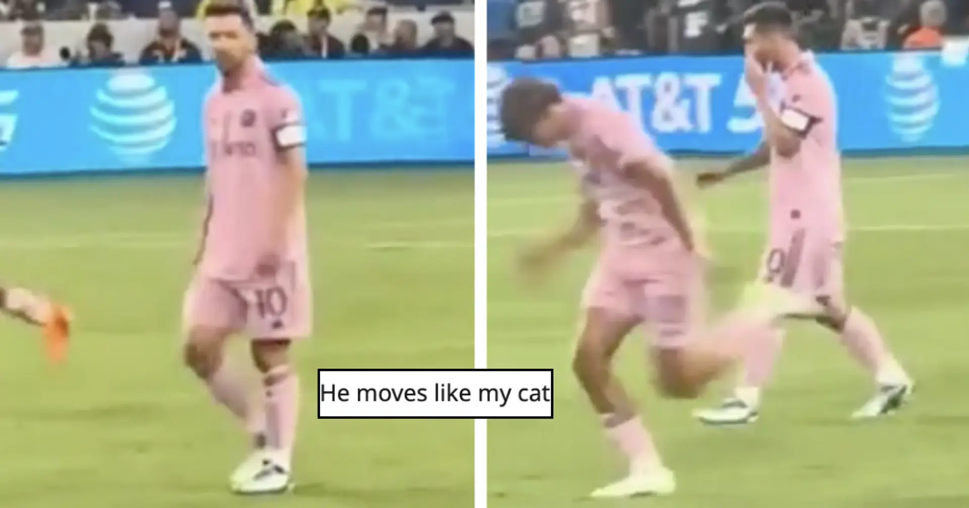 Messi's movement before latest Miami goal goes viral. Ronaldo fans annoyed!