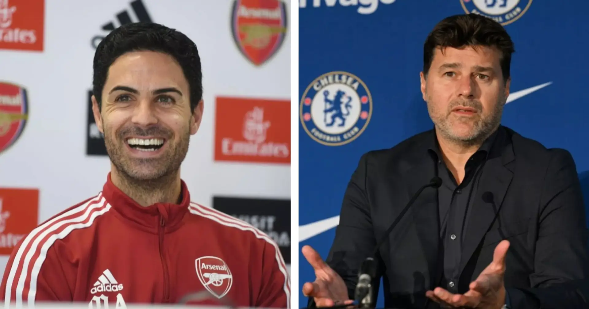 Pochettino suggests Mikel Arteta is playing 'dangerous' game with two Arsenal players