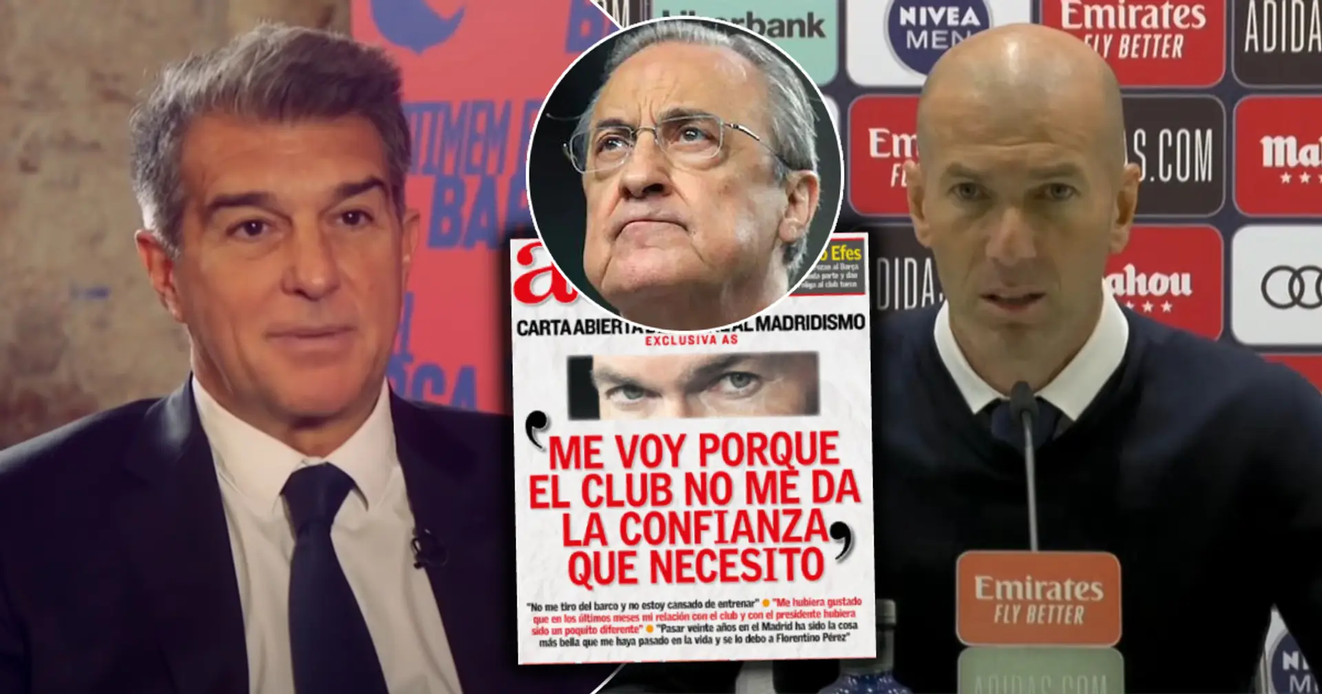'I dread next season': Real Madrid fans preparing for worst after Zidane's letter against Florentino Perez