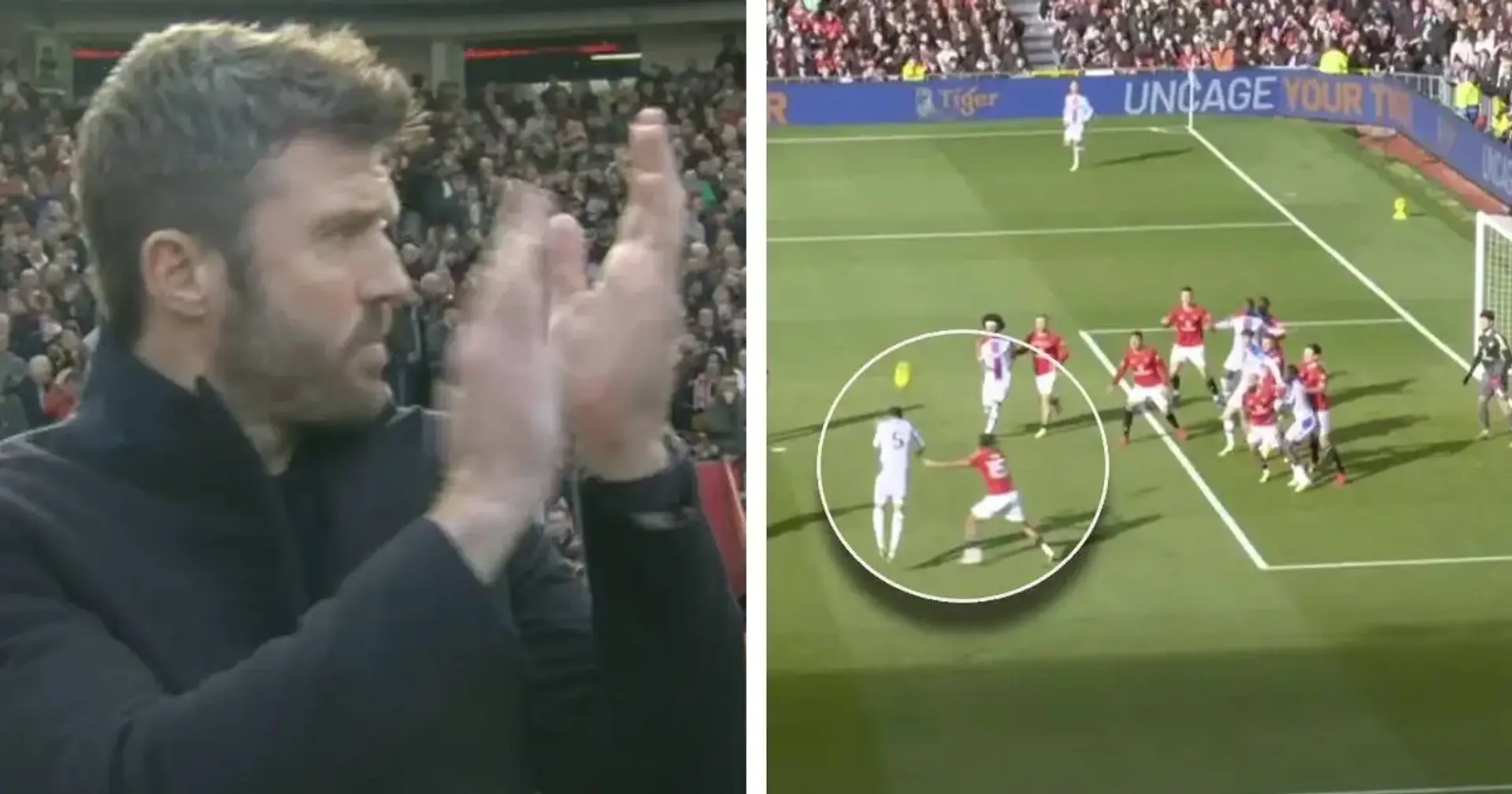 Caught on camera: Man Utd player napping as Crystal Palace score within ...