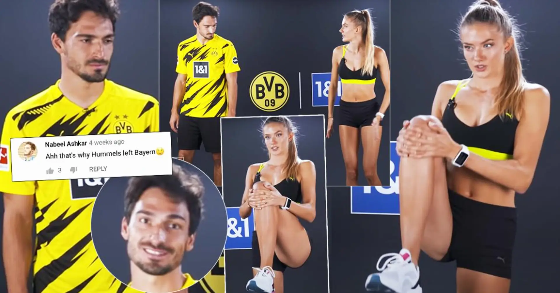 Mats Hummels does fitness routine with 'World's Sexiest Athlete' Alica Schmidt – his wife deserves a trophy for patience