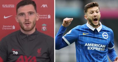 'He's a legend at this club': Robertson opens up on facing Lallana during Brighton clash