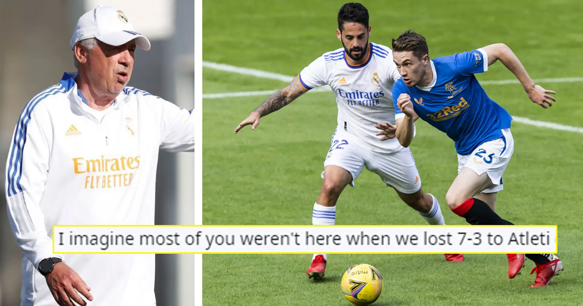 'As if we're doomed for the season': fan lists 3 reasons why Madridistas shouldn't worry about Rangers loss