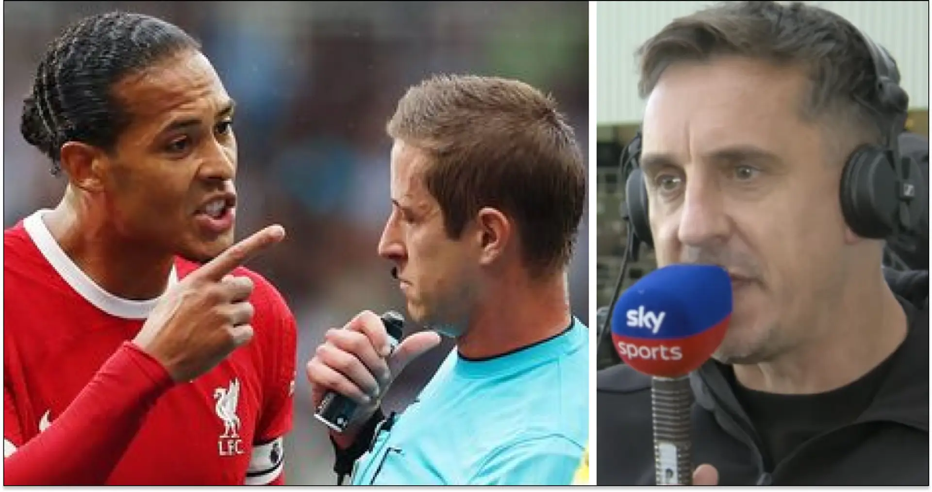 'Get off the pitch and take your medicine': Gary Neville thinks Van Dijk red card justified
