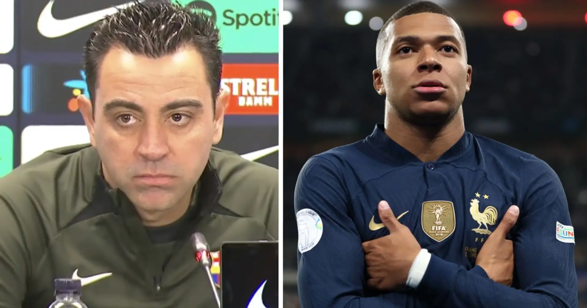 Xavi replies if Barca can sign Mbappe