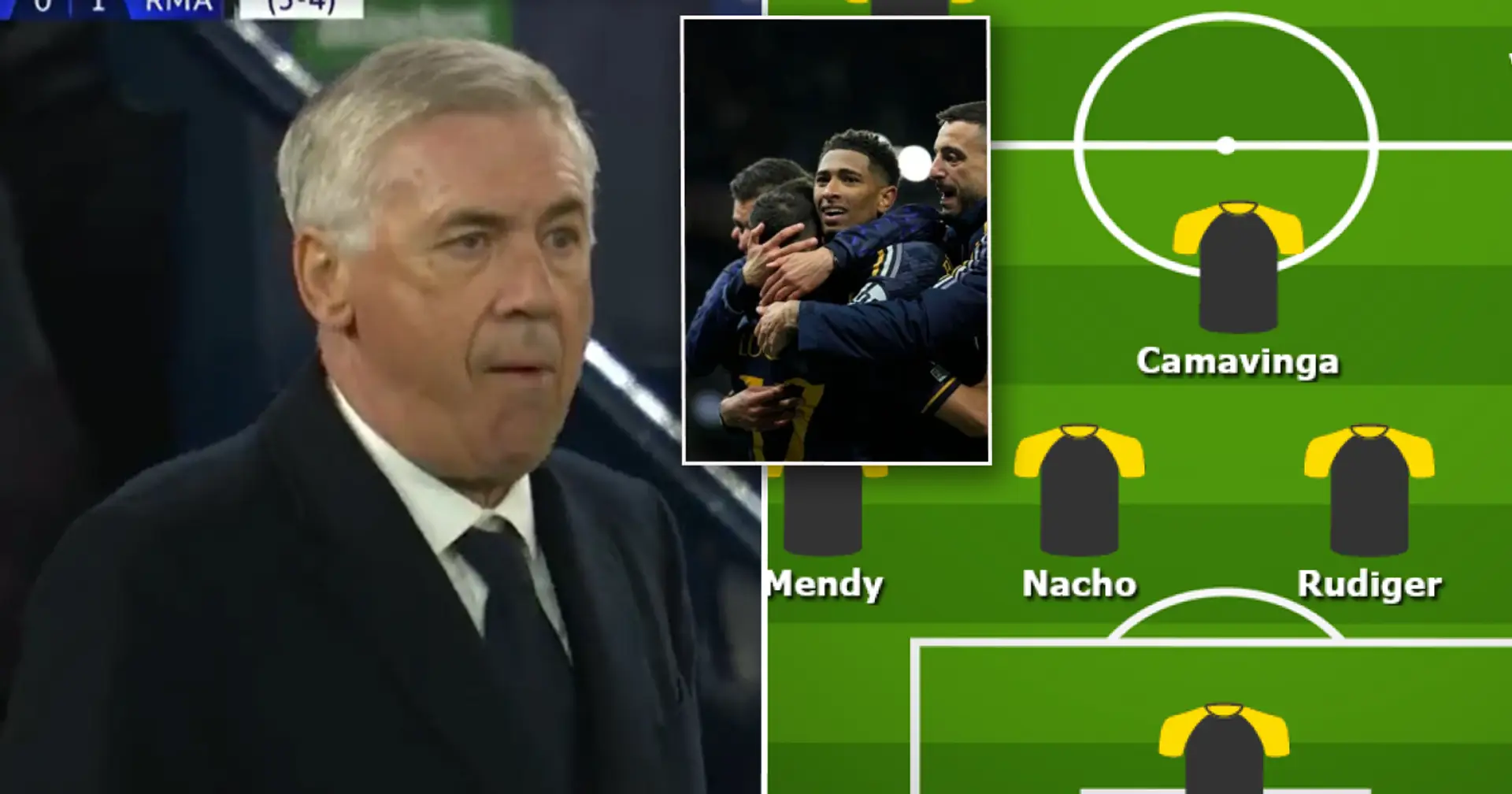 La mayor fortaleza del Real Madrid en la victoria ante el Man City mostrada en alineación, no son las tácticas de Ancelotti