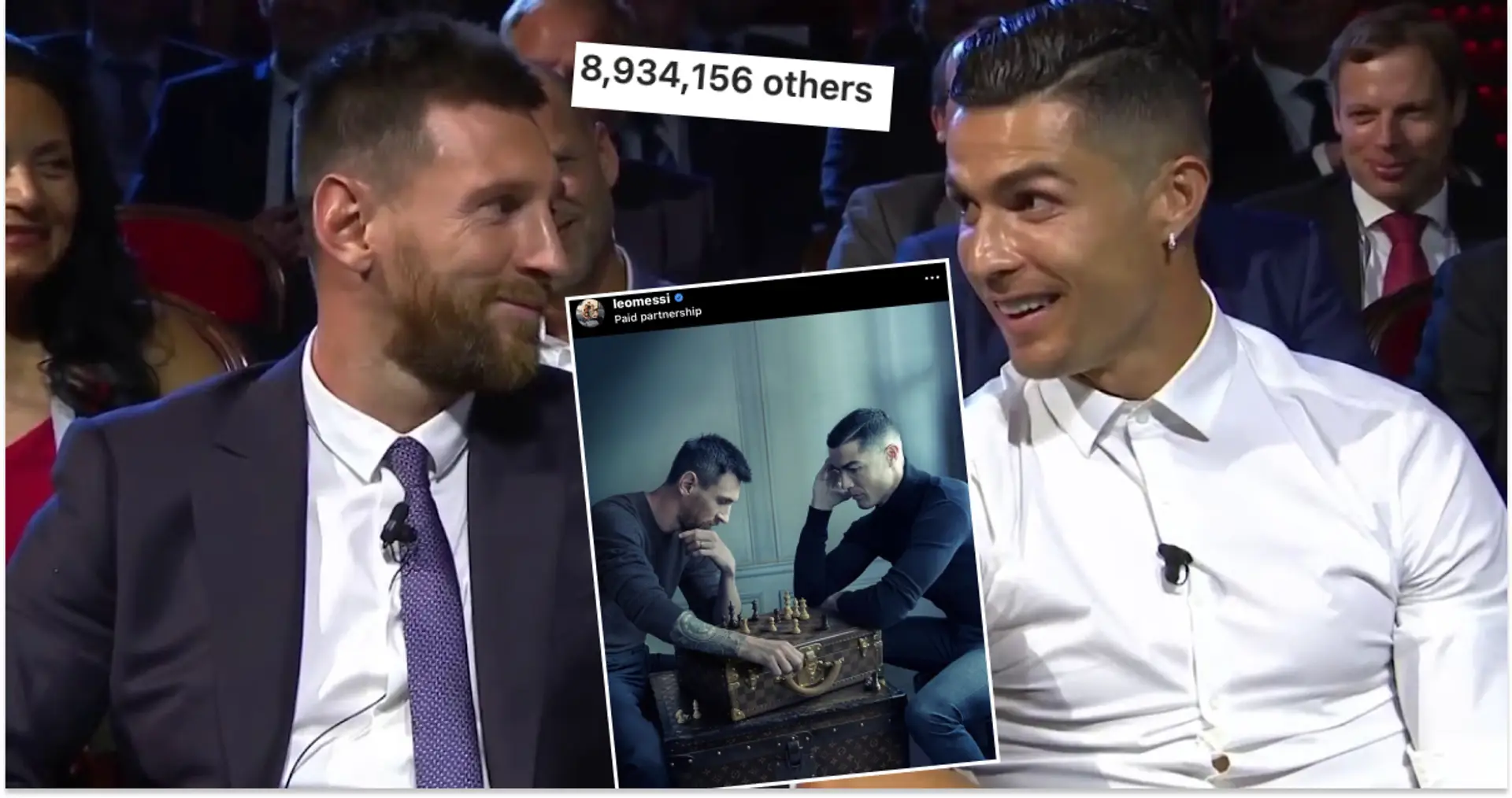 'Foto del siglo': Messi y Ronaldo han roto el Internet con una imagen