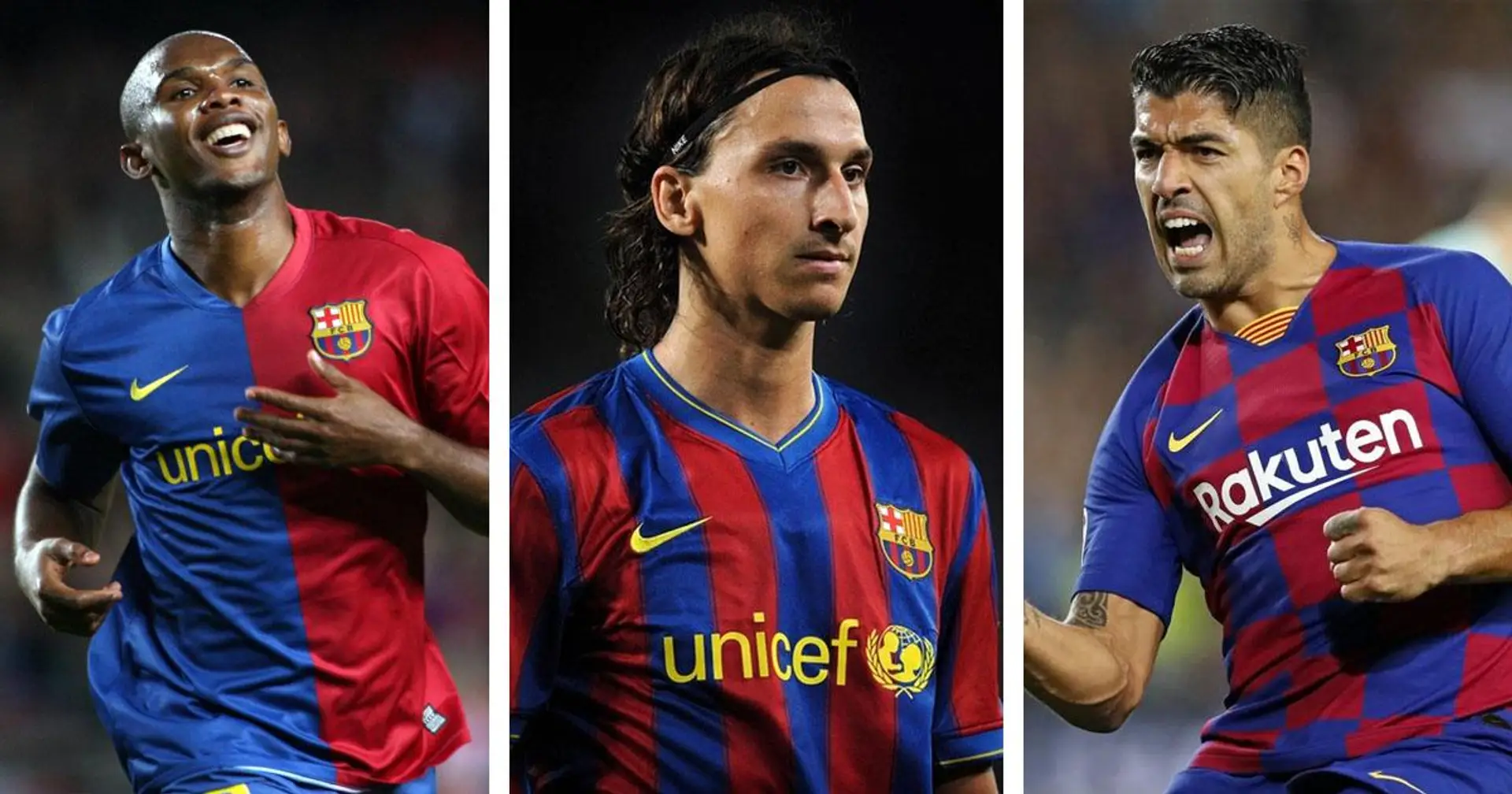 3 más y 3 menos exitosos número 9 en la historia del Barcelona recientemente