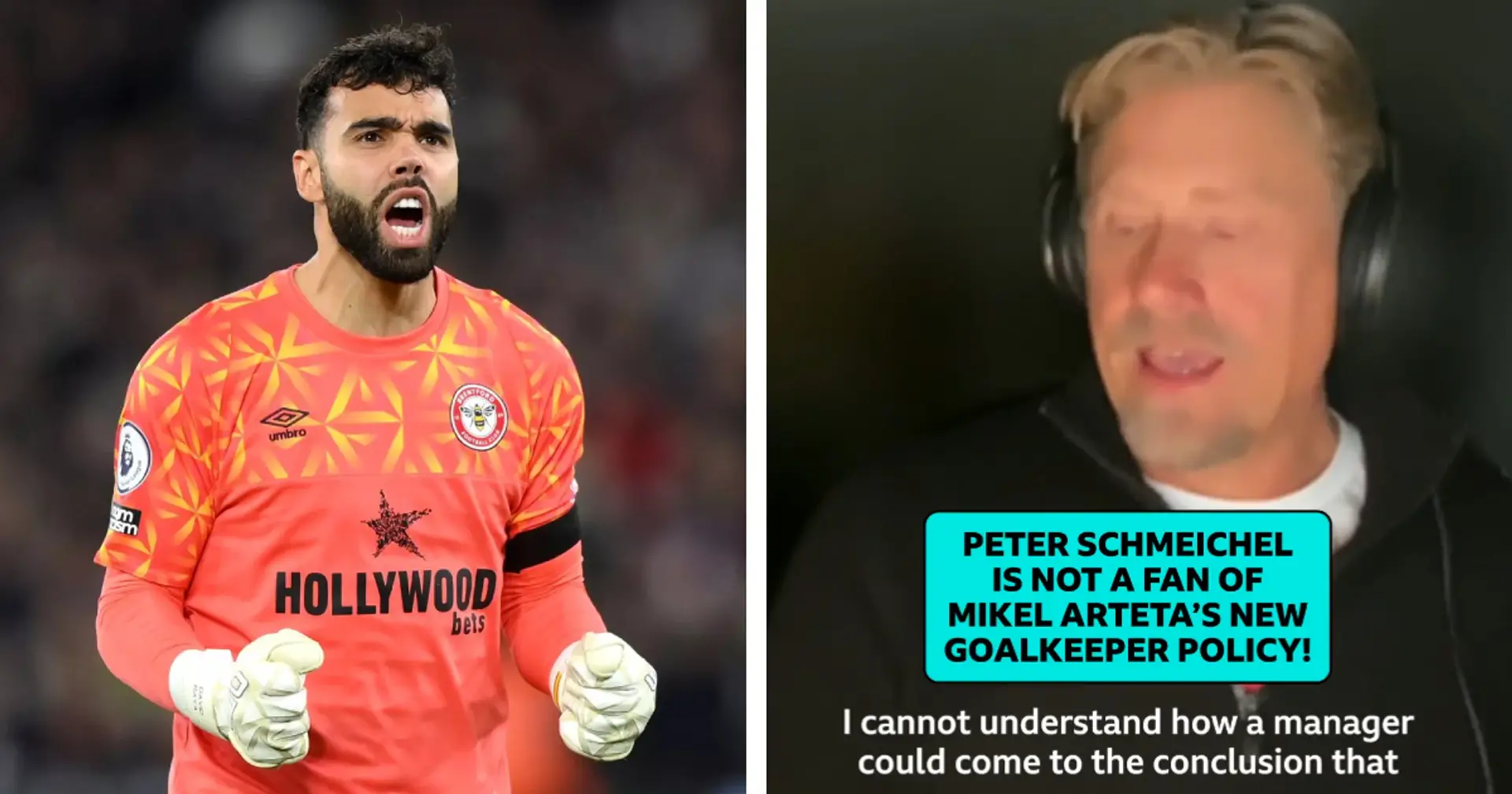 'I absolutely do not get it': Peter Schmeichel slams Arteta's decision to sign David Raya