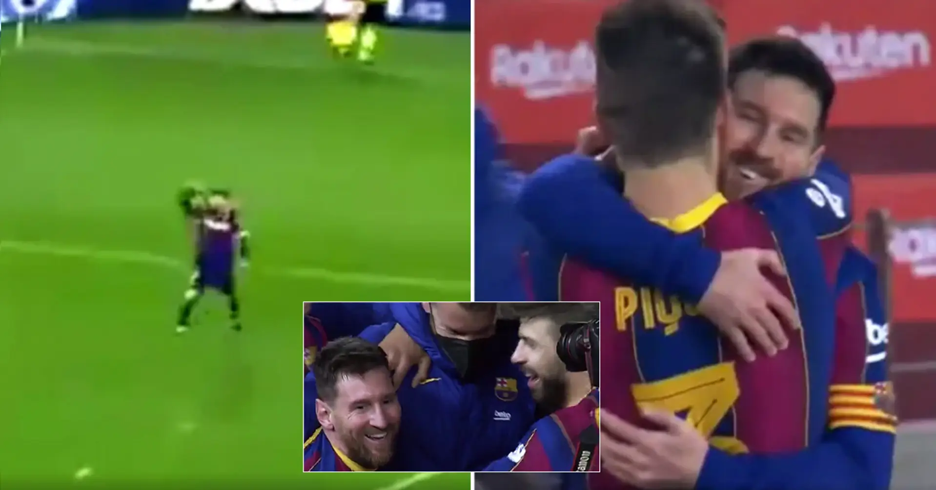 Kameras zeigen die wilde Reaktion von Leo Messi nach dem unglaublichen Comeback von Barca