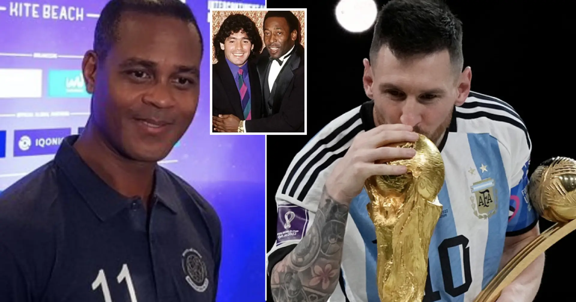 'With all due respect': Kluivert explains why he rates Messi above Pele, Maradona and Cruyff