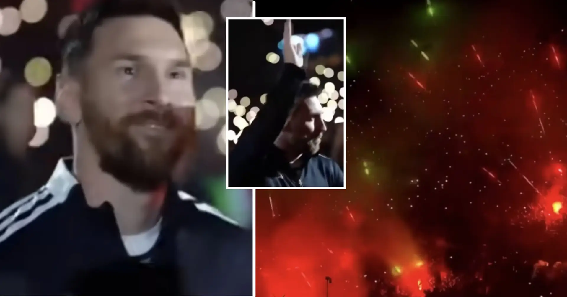 Messi receives crazy welcome as he comes back to boyhood club for one special occasion