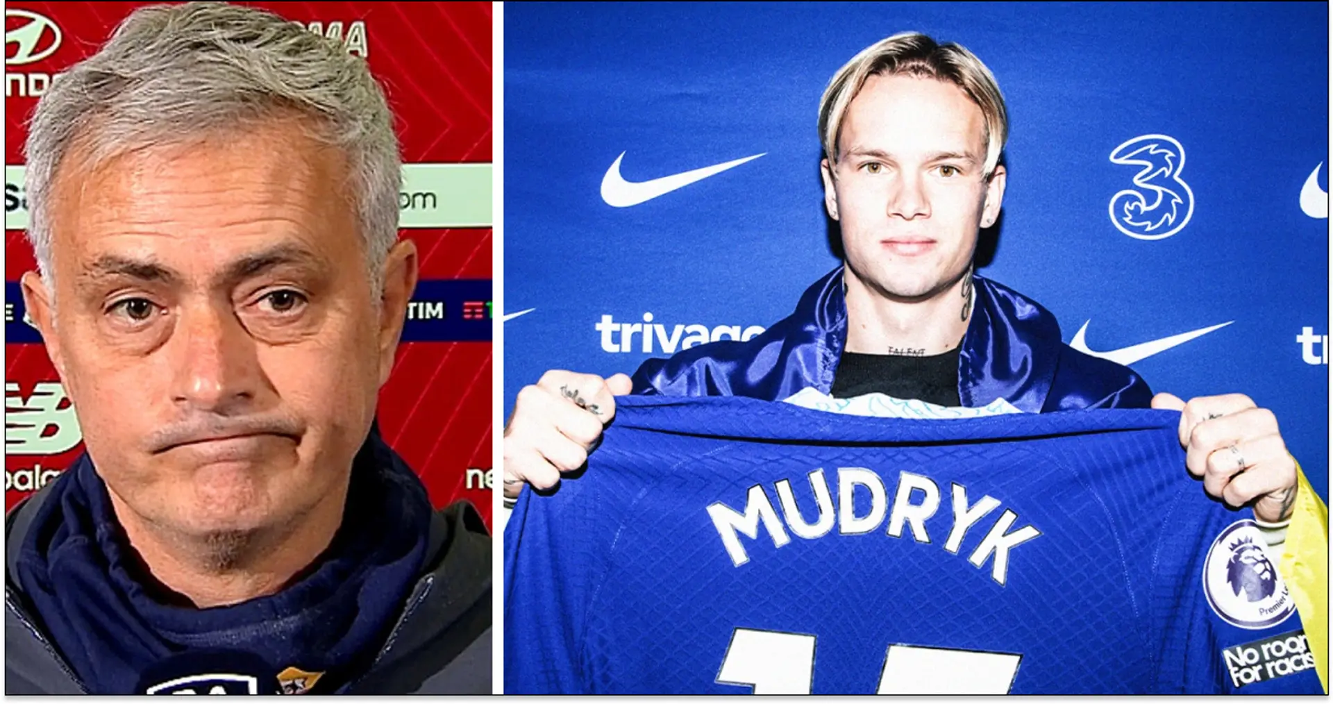 Mourinho fires dig at Chelsea over €100m Mudryk fee
