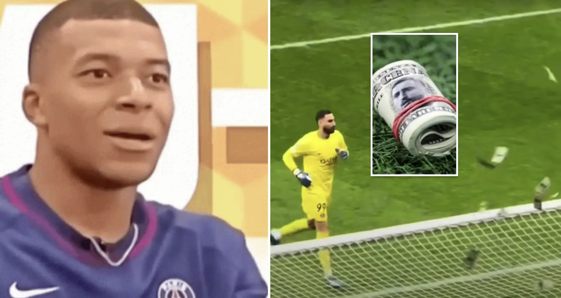 'Now we know how to welcome Mbappe at Bernabeu': Madridistas react as Donnarumma 'showered' with fake money at San Siro