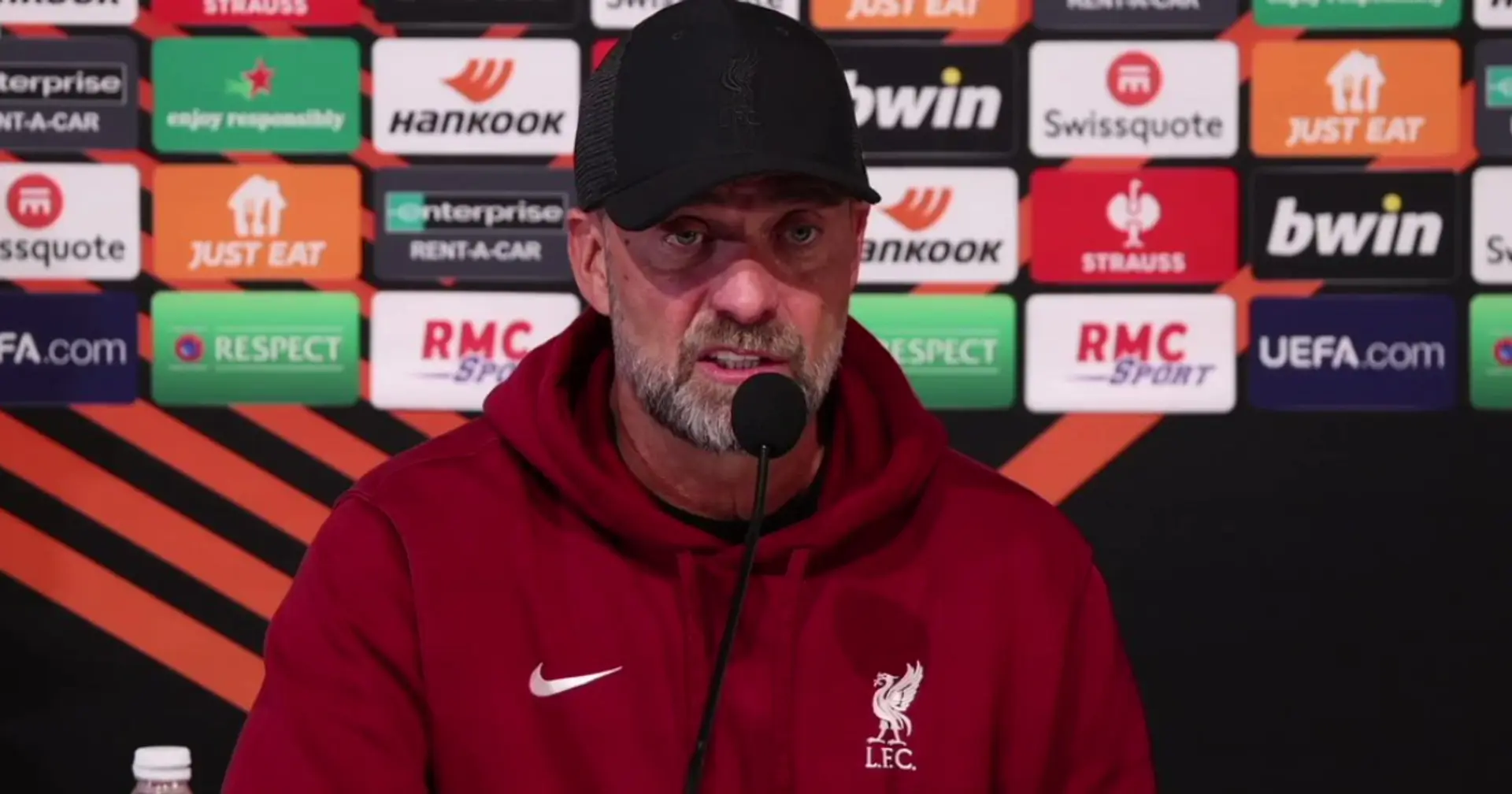 Jurgen Klopp on LASK win: 'This game should've been put to bed before half-time'