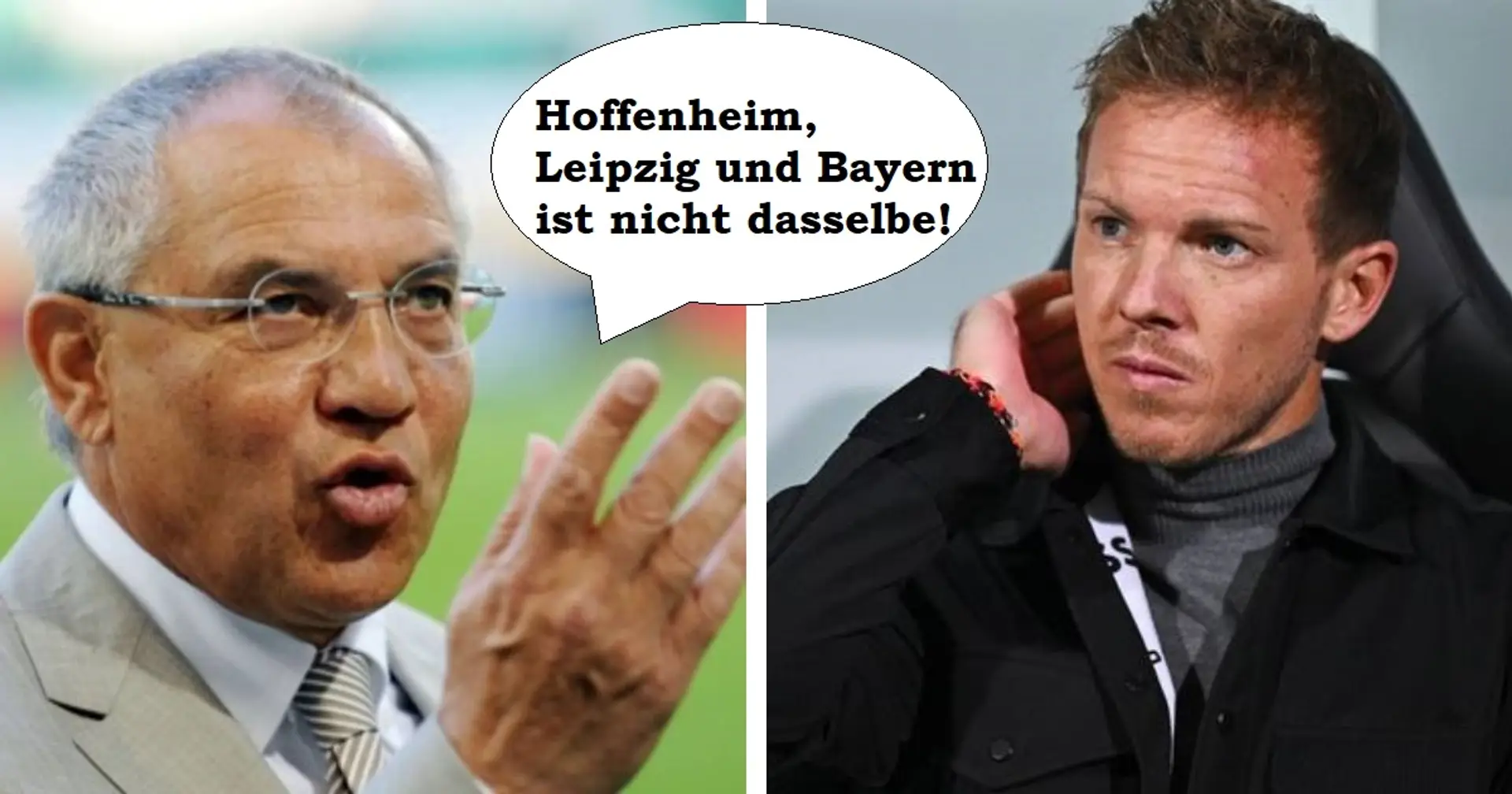 "Er hat scheinbar geglaubt: Hoffenheim, Leipzig und Bayern ist alles eine Liga" - Magath macht Nagelsmann für aktuelle Krise verantwortlich