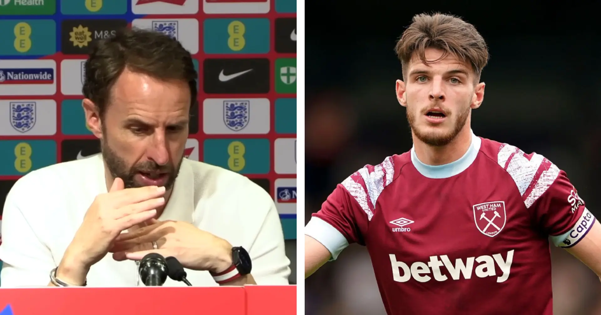 'Every move comes with risk': Southgate sends warning to Declan Rice ahead of Arsenal transfer